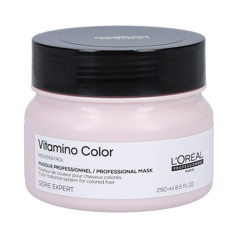 Masque Vitamino Color L'Oréal Professionnel - Pour Cheveux Colorés - 250ml - Effet Démêlant, Brillance & Protection Couleur