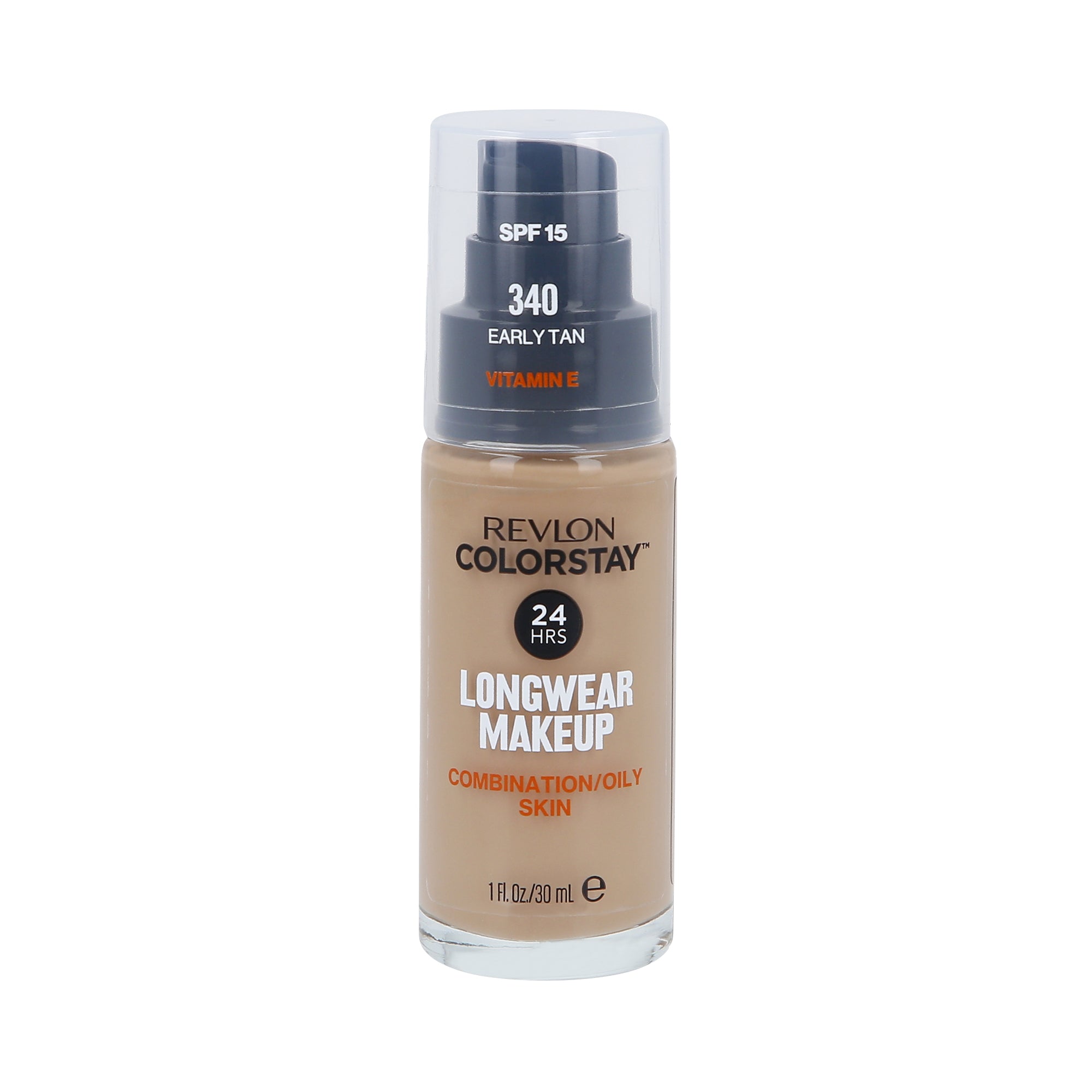 REVLON COLORSTAY SPF15 Fondotinta pelli miste/grasse con applicatore a pompa 30ml #10