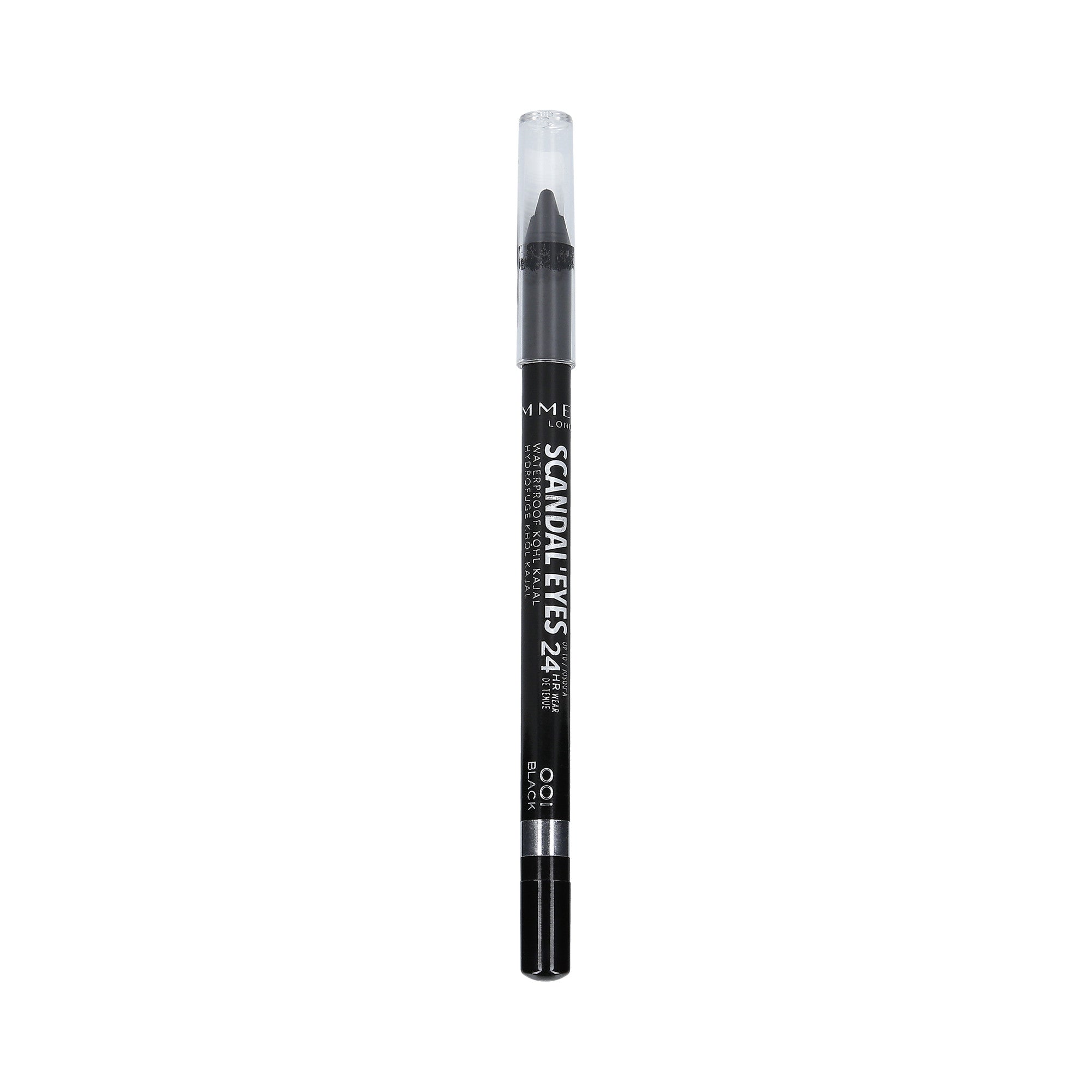 RIMMEL SCANDAL'EYES KOHL KAJAL Eyeliner waterproof 001 Noir 1.2g