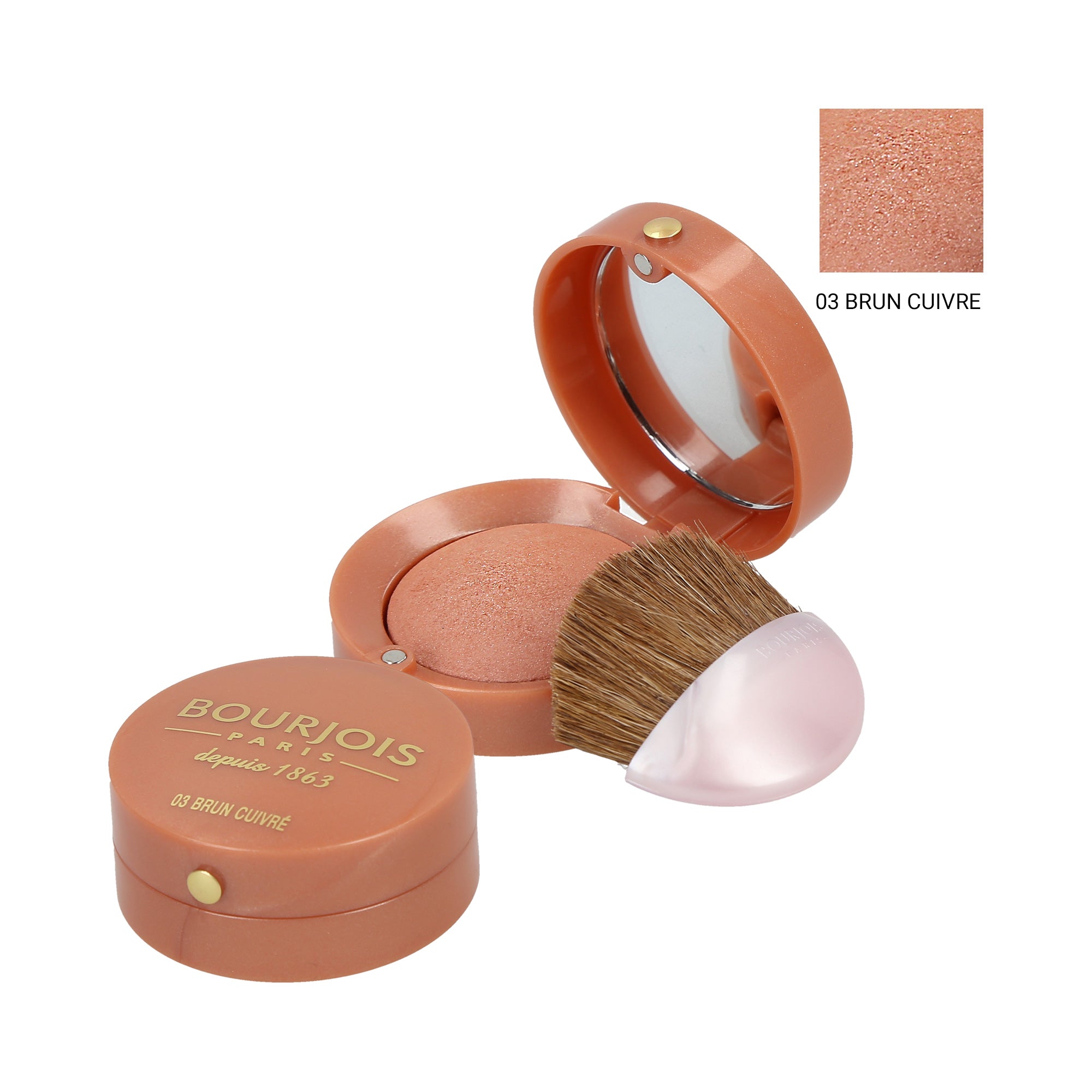 BOURJOIS Little Round Pot Fard à joues 03 Brown 2,5g