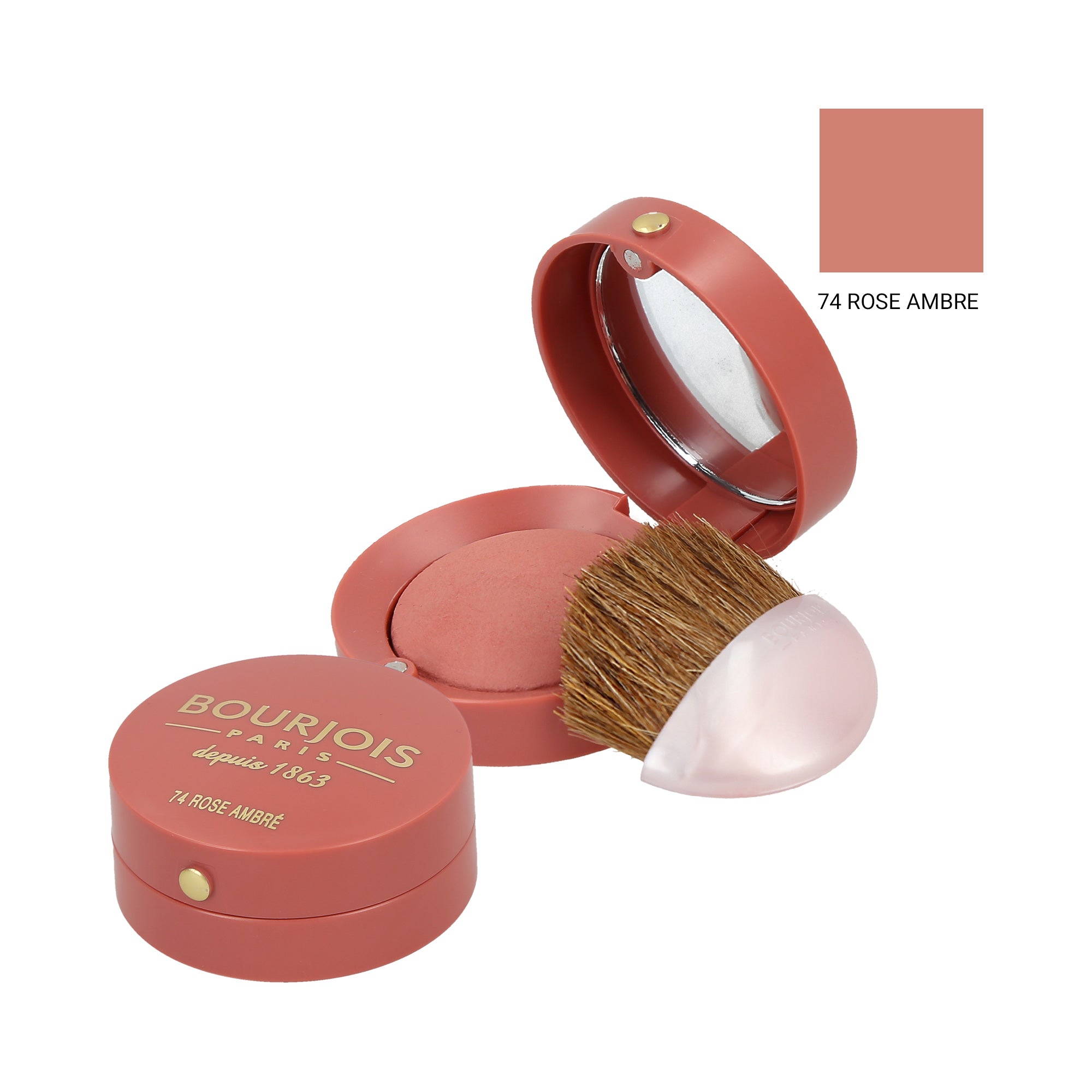 BOURJOIS Little Round Pot Fard à joues 74 Rose Amber 2,5g