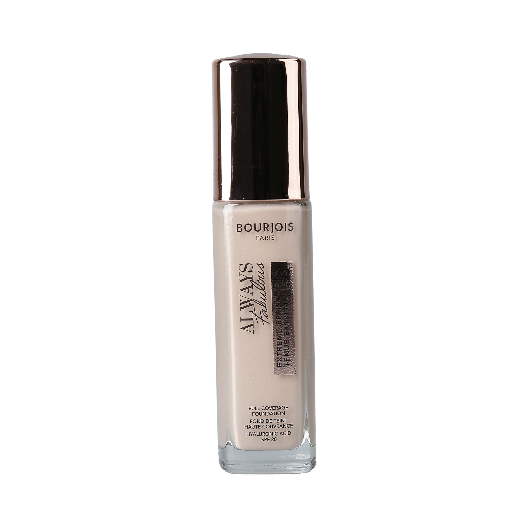 BOURJOIS ALWAYS FABULOUS Fond de teint visage SPF20 100 Rose Ivory 30ml