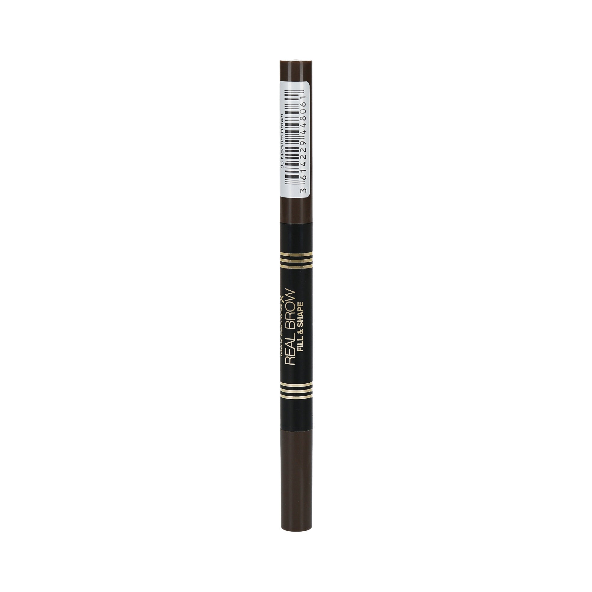 MAX FACTOR Real Brow Fill&Shape Crayon double à sourcils 03 Medium Brown 