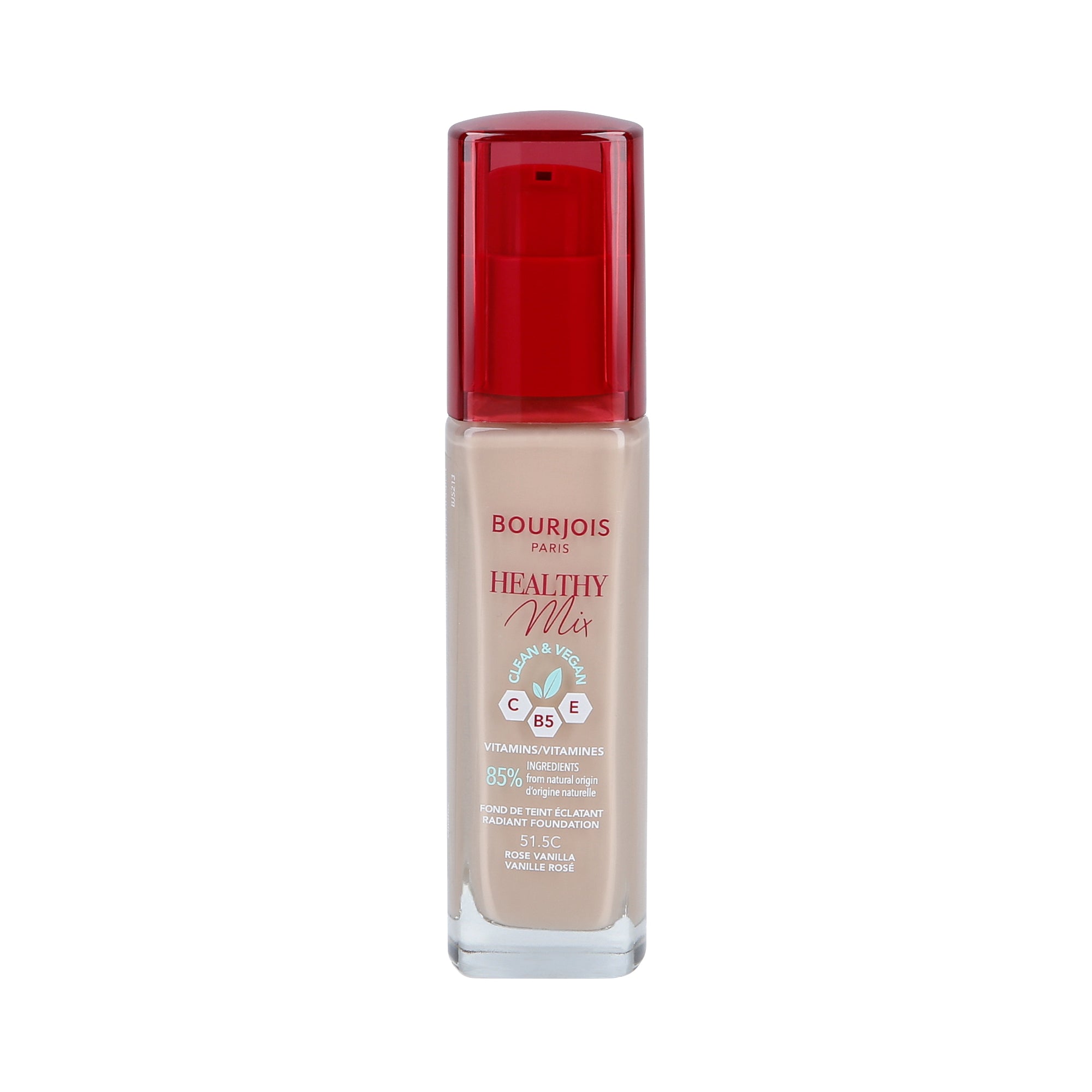 BOURJOIS HEALTHY MIX VEGAN Fond de teint 16h 051,5C Rose Vanilla 30ml