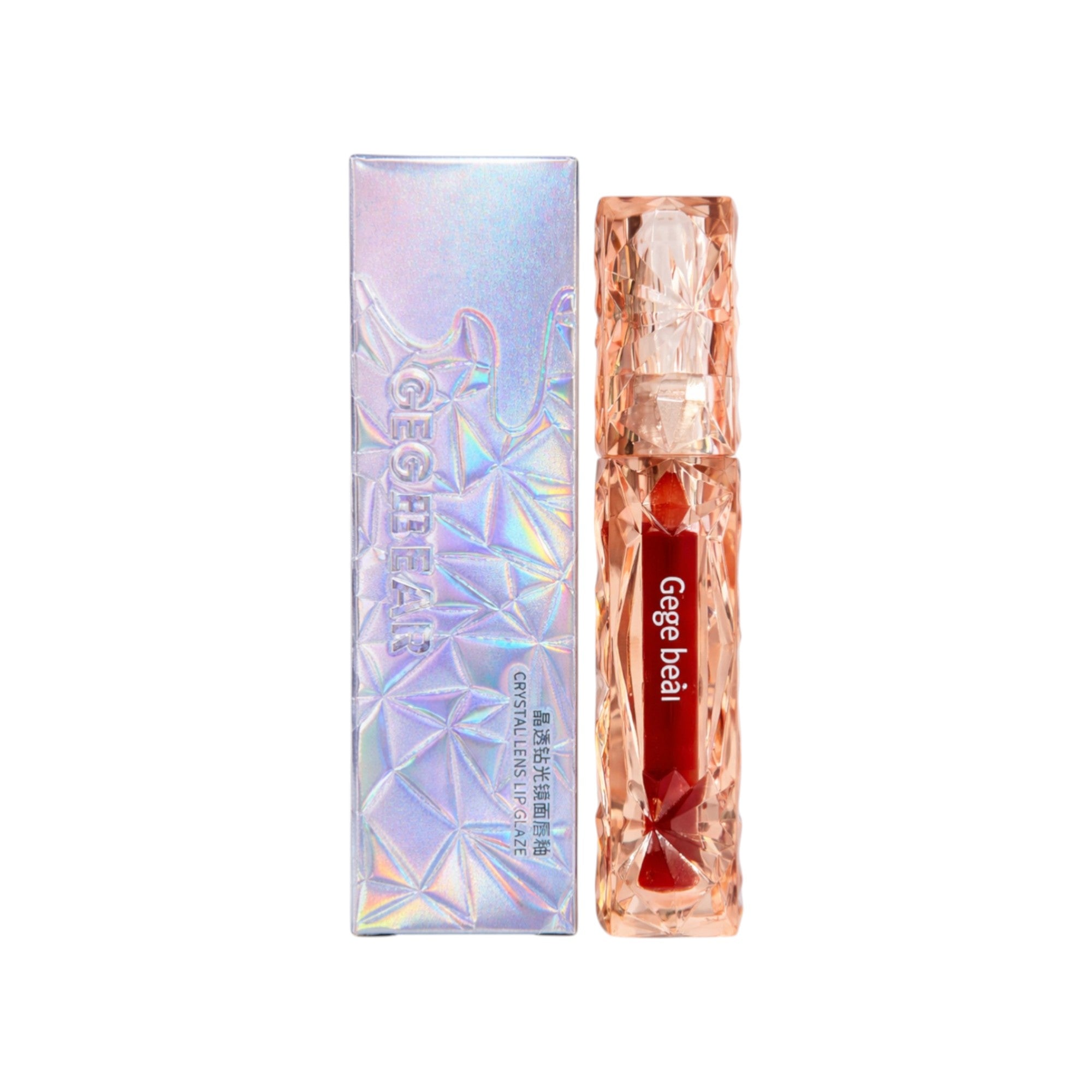 GEGE BEAR CRYSTAL LENS LIP GALZE Błyszczyk do ust z lustrzanym połyskiem i intensywnym blaskiem 2 g #2