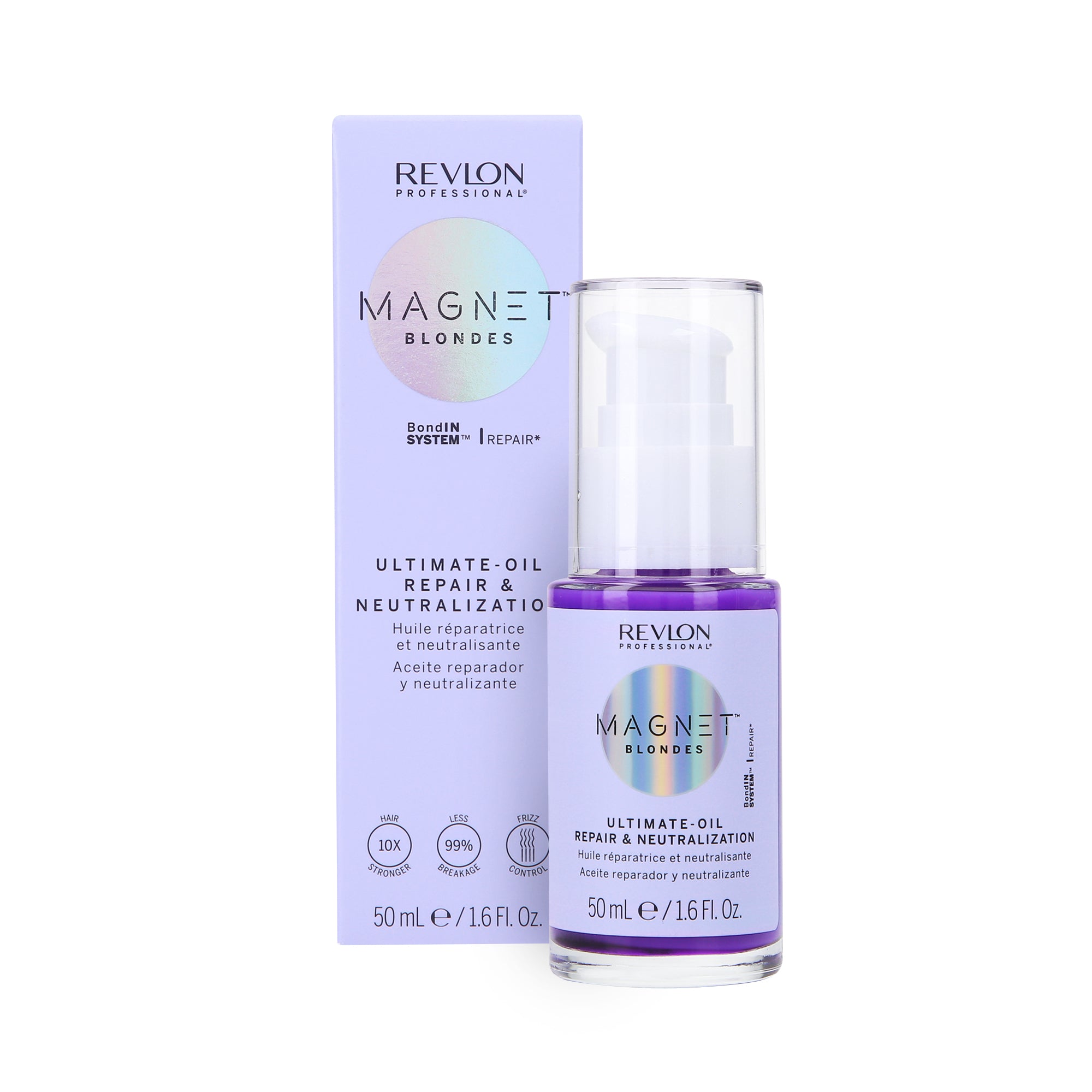 REVLON MAGNET BLONDES ULTIMATE Huile capillaire régénérante qui neutralise les nuances indésirables 50 ml