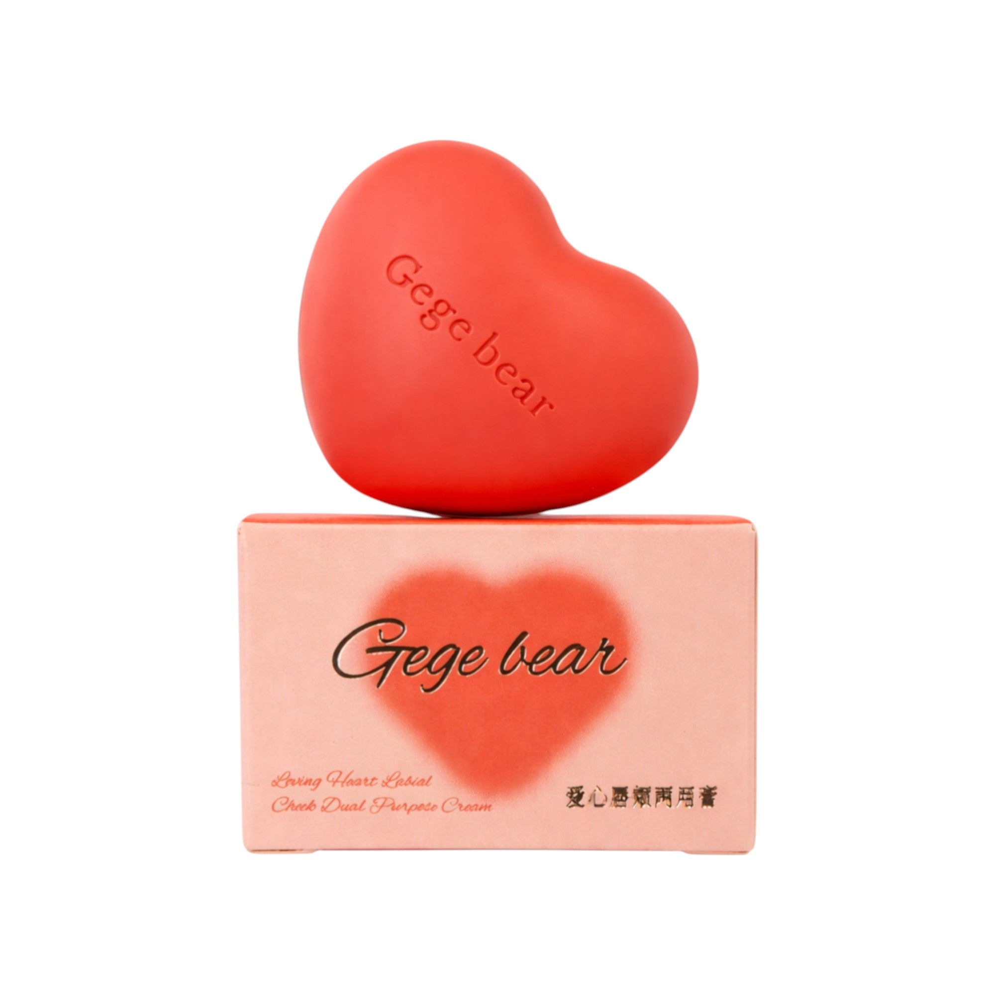 GEGE BEAR LOVING HEART CHEEK CREAM Kremowy tint do ust i policzków 6 g #3