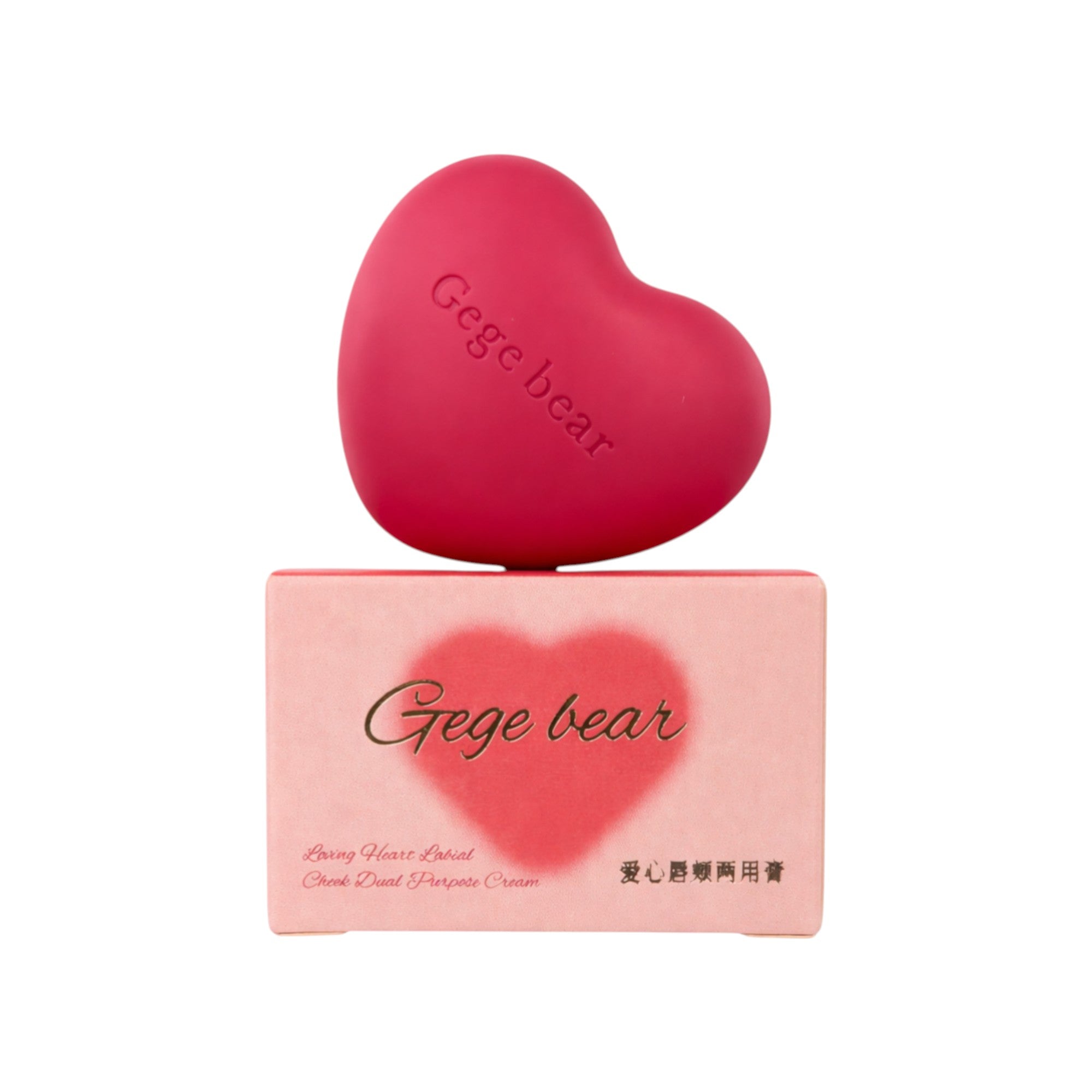 GEGE BEAR LOVING HEART CHEEK CREAM Kremowy tint do ust i policzków 6 g #6