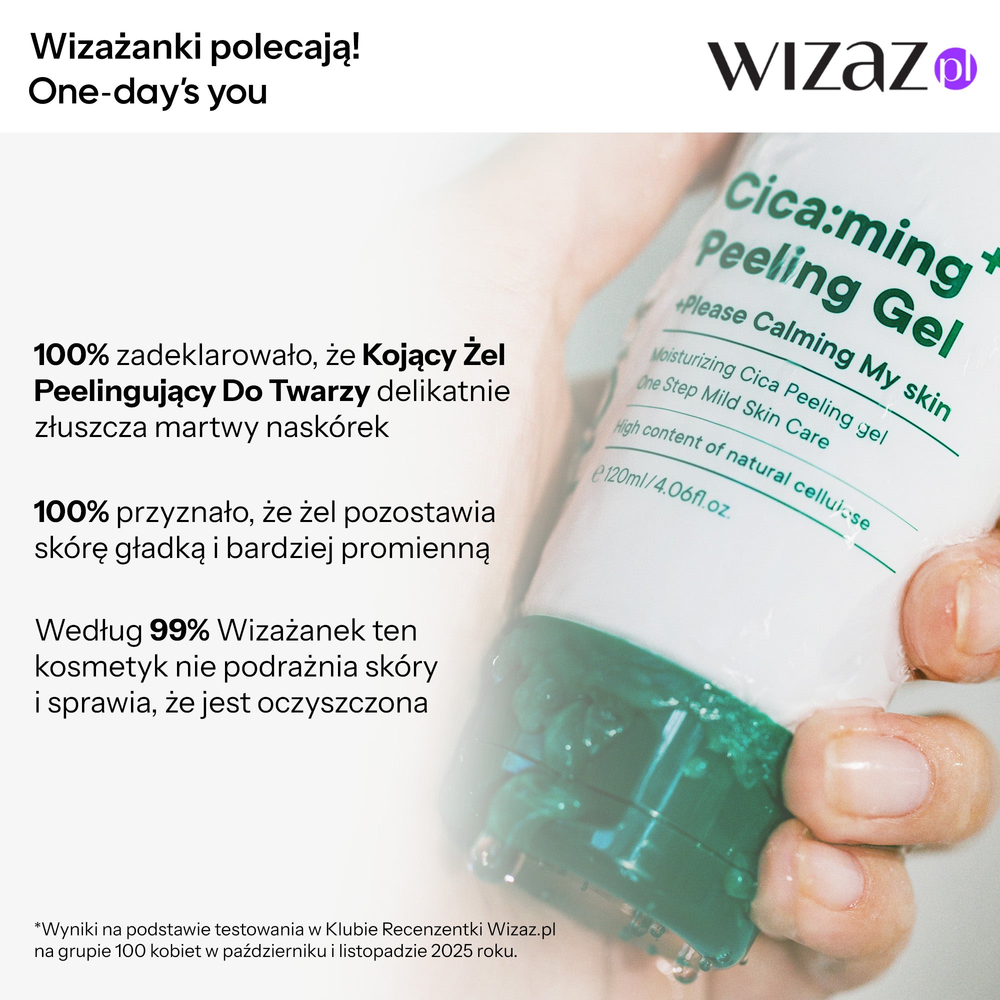 ONE-DAY'S YOU CICA:MING Gel gommant apaisant 120 ml #3
