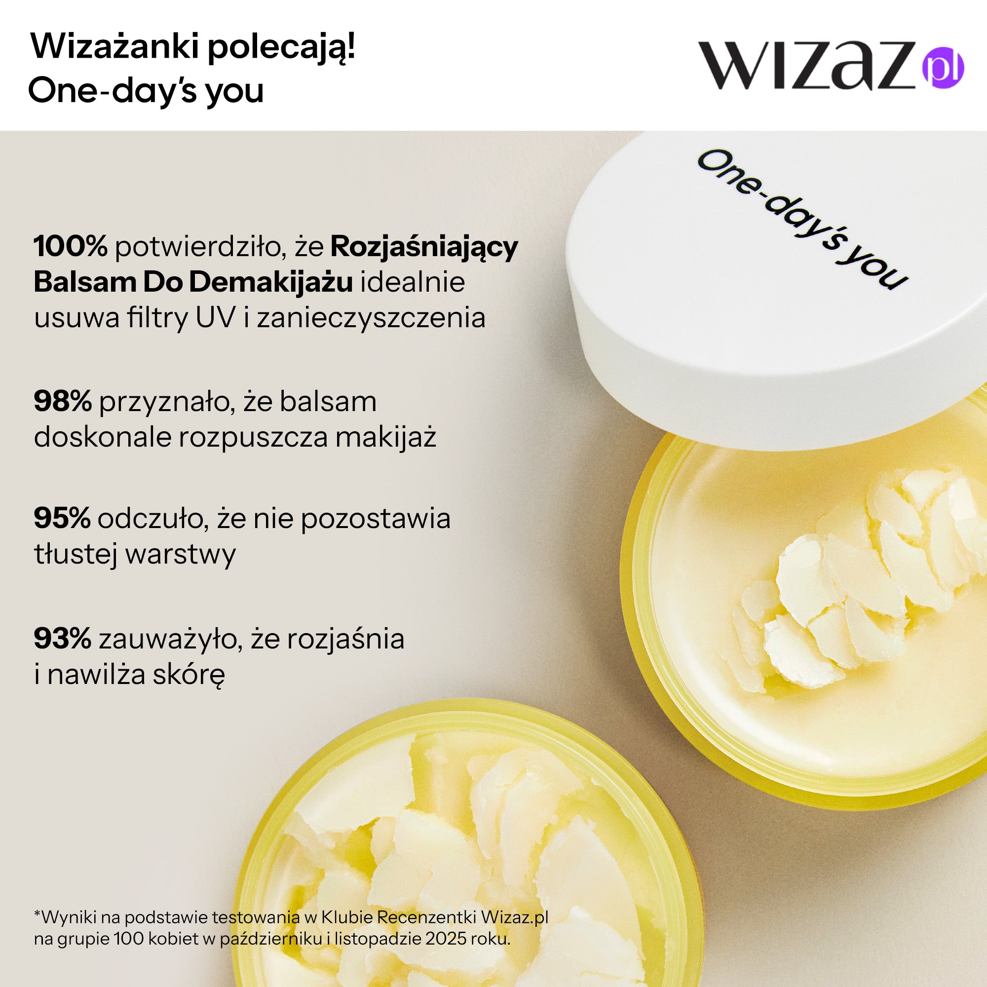 ONE-DAY’S YOU PRO-VITA C Rozjaśniający balsam do demakijażu 120 ml #3