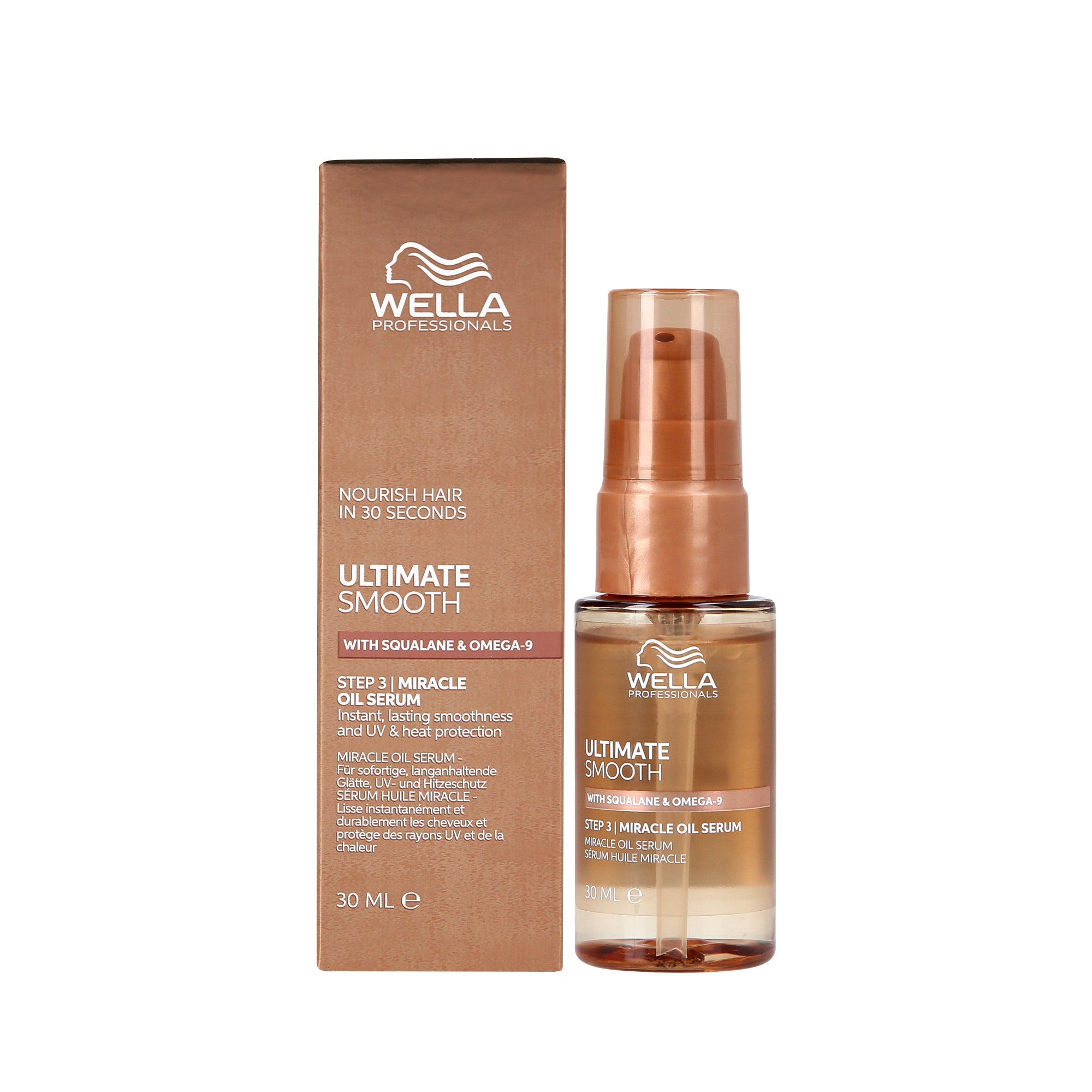 WELLA PROFESSIONALS ULTIMATE SMOOTH MIRACLE OIL Sérum lissant pour cheveux 30 ml