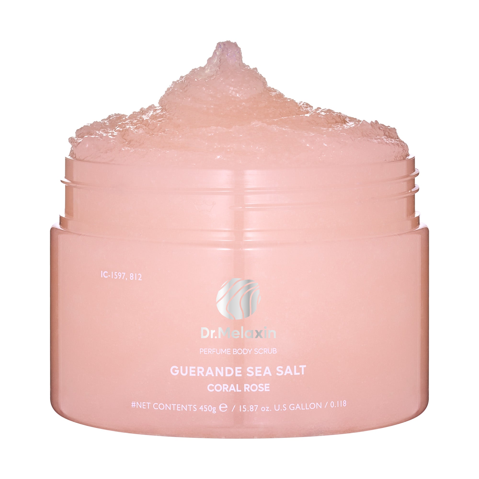 DR.MELAXIN PARFUME BODY SCRUB Parfümiertes Salz-Körperpeeling Coral Rose 450 g #2