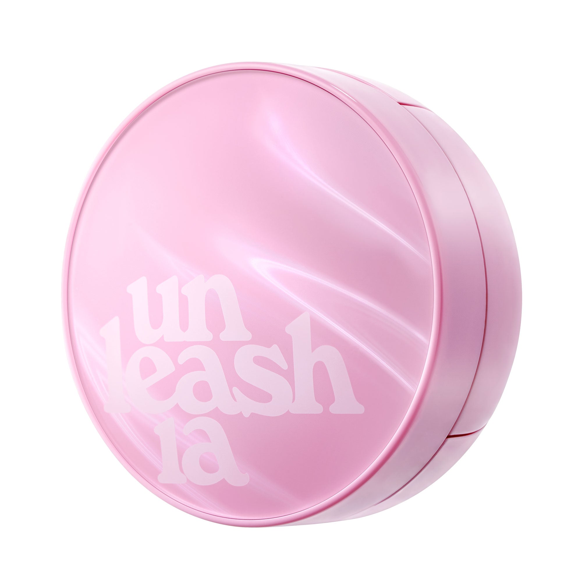 UNLEASHIA DON’T TOUCH GLASS PINK CUSHION Case pour fonds de teint réutilisables