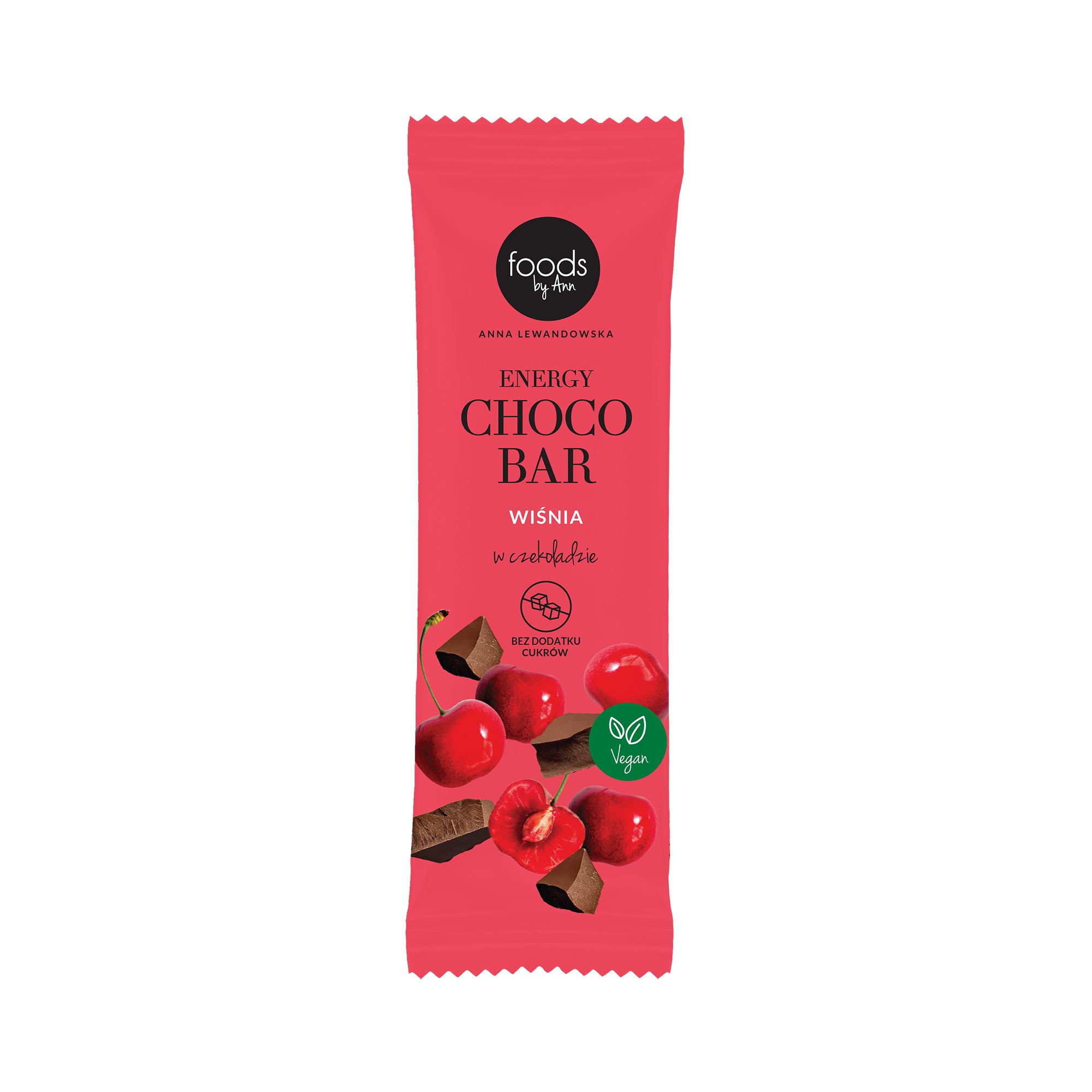 LEVANN FOODS BY ANN Barre énergétique au chocolat, cerise 35 g