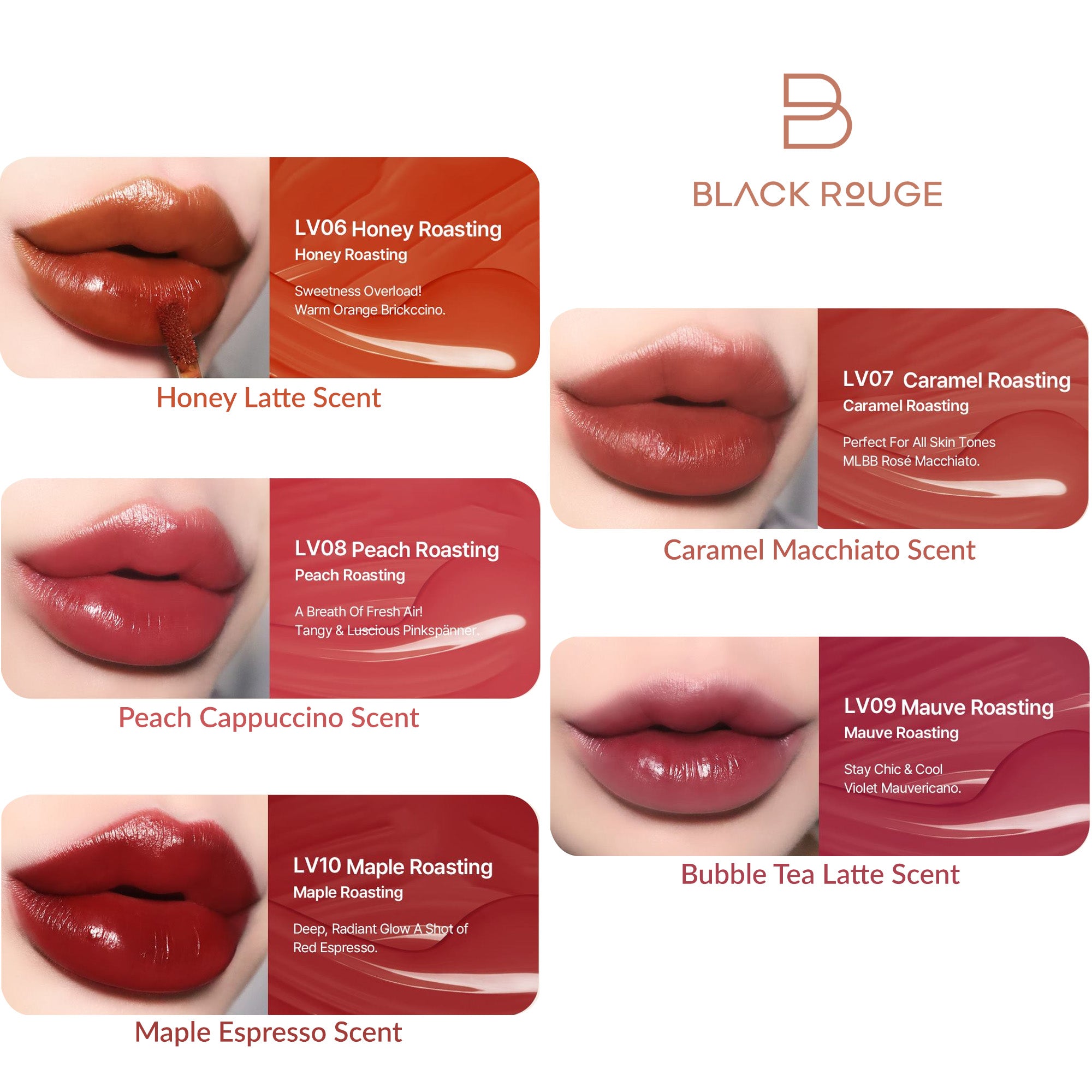 BLACK ROUGE DRIP HOT WATER TINT Ultra lekki tint do ust 4,5 g
