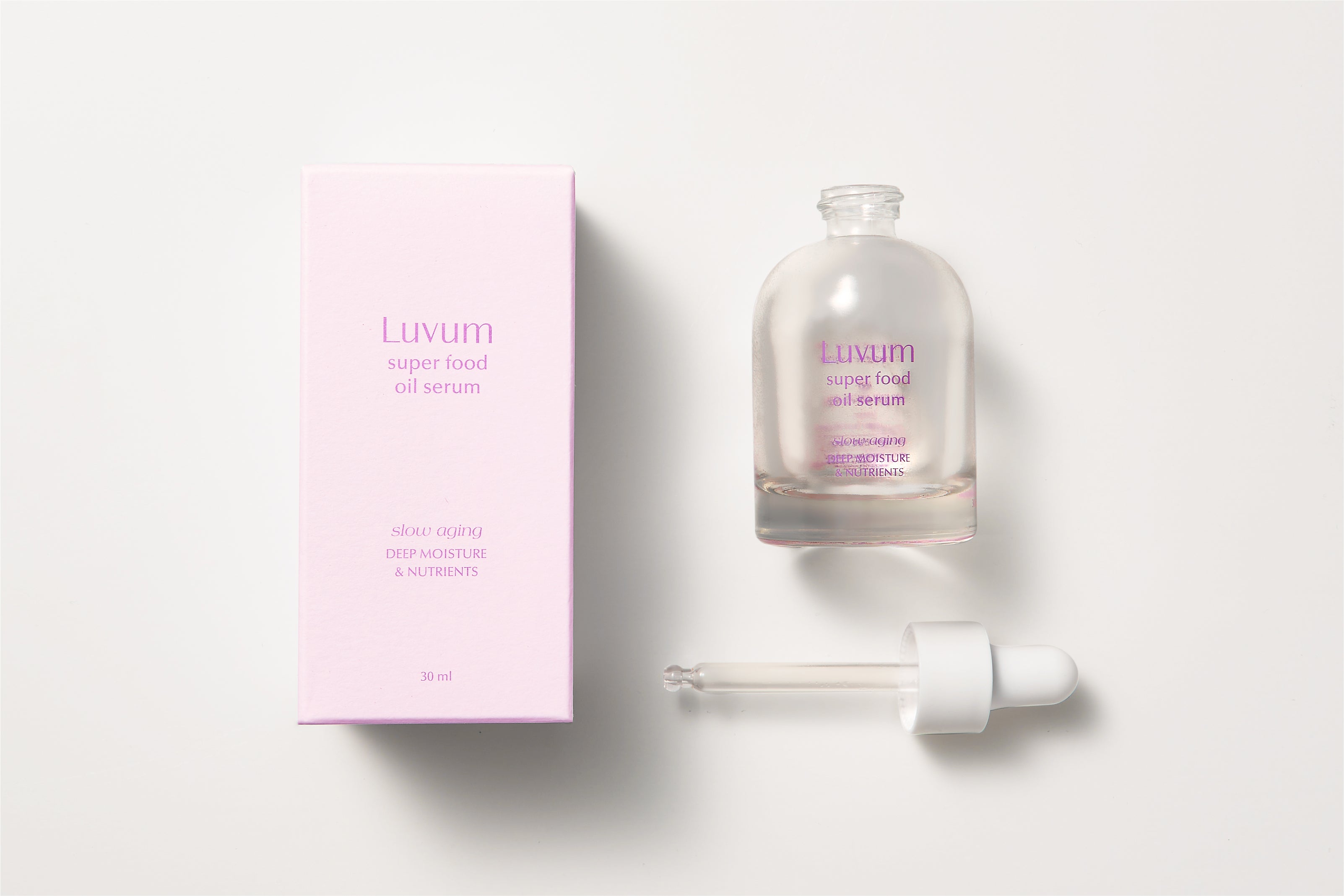 LUVUM SLOW AGING SUPER FOOD OIL SERUM Siero oleoso bifasico con peptidi vegetali 30 ml #4