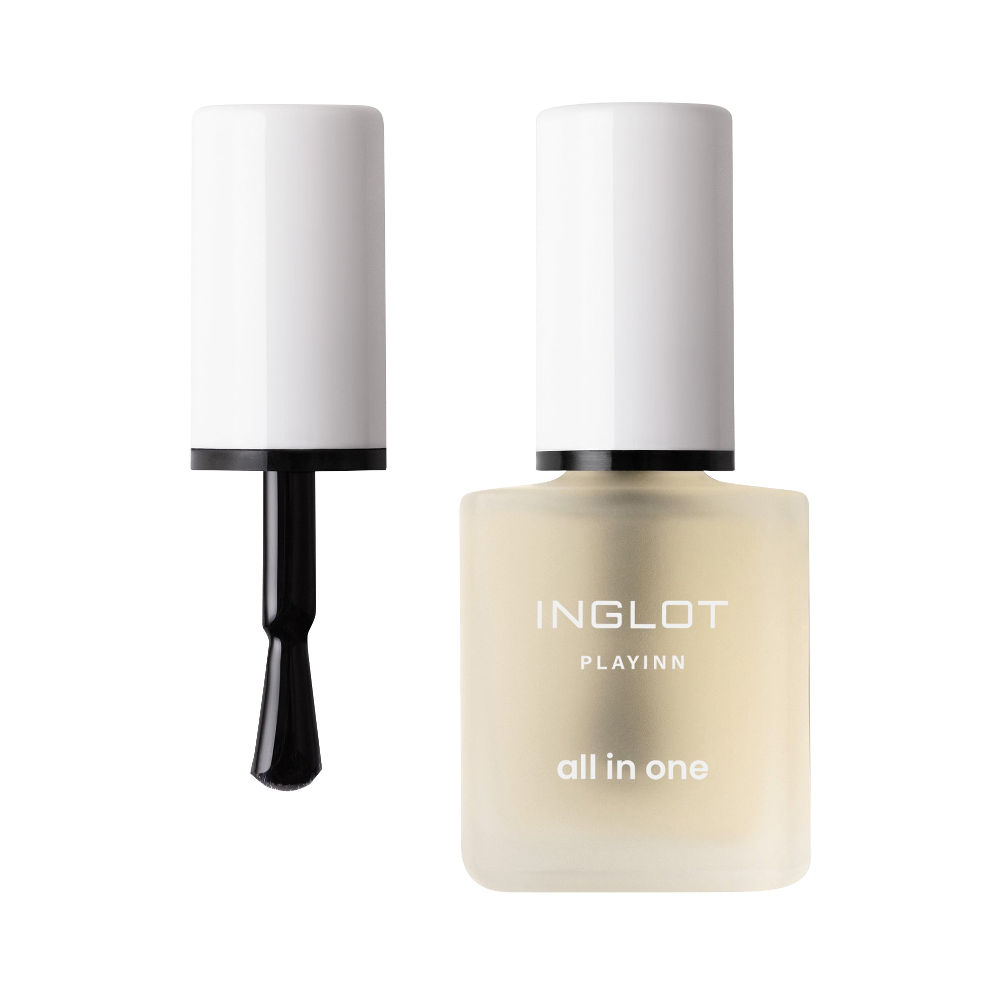 INGLOT PLAYINN ALL IN ONE Bezbarwny lakier do paznokci 19 15ml