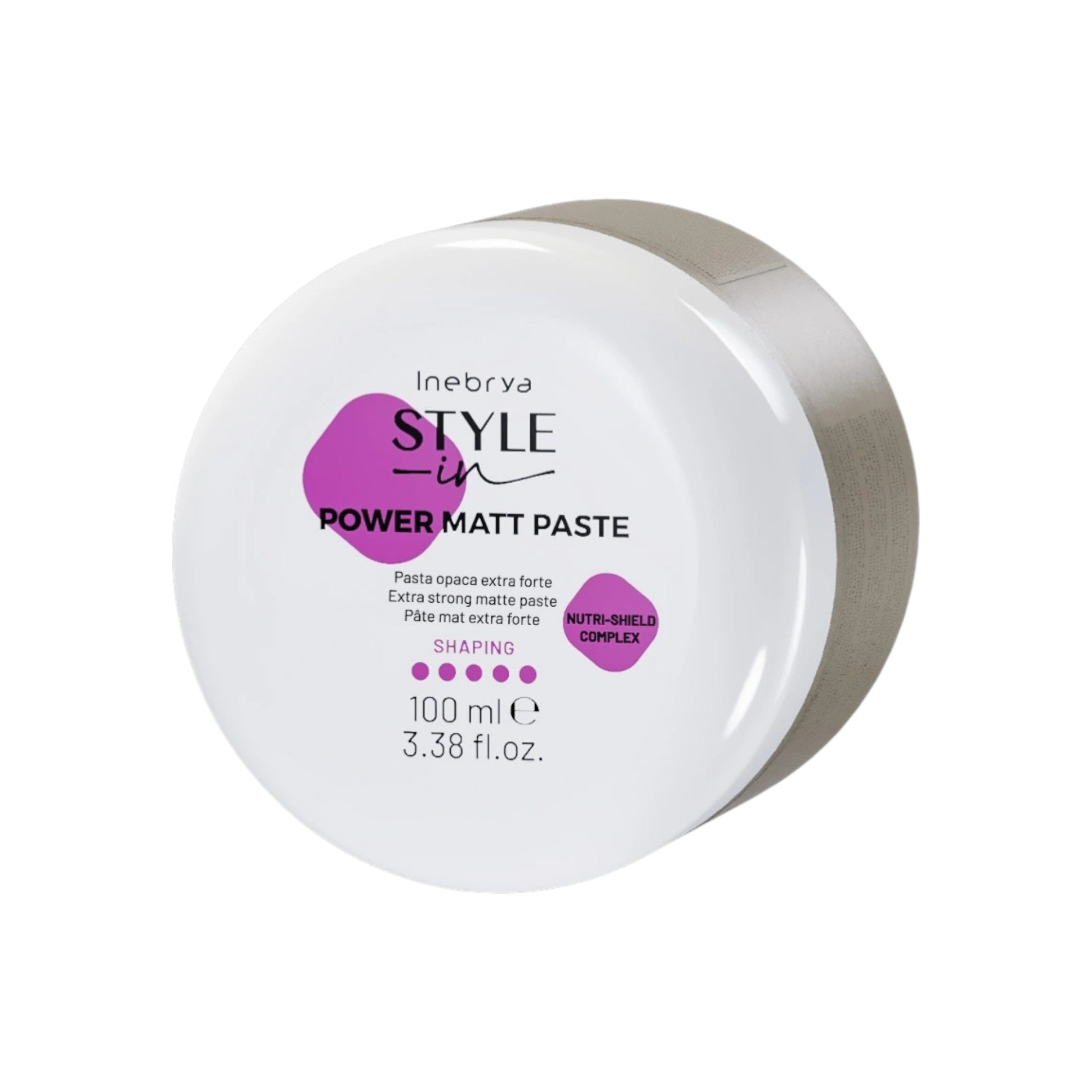 INEBRYA STYLE-IN POWER MATT PASTE Extra silná pasta na úpravu vlasů s matným povrchem 100 ml