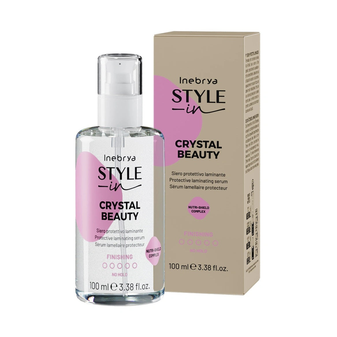 INEBRYA STYLE-IN CRYSTAL BEAUTY Fluid pro lesk vlasů 100ml