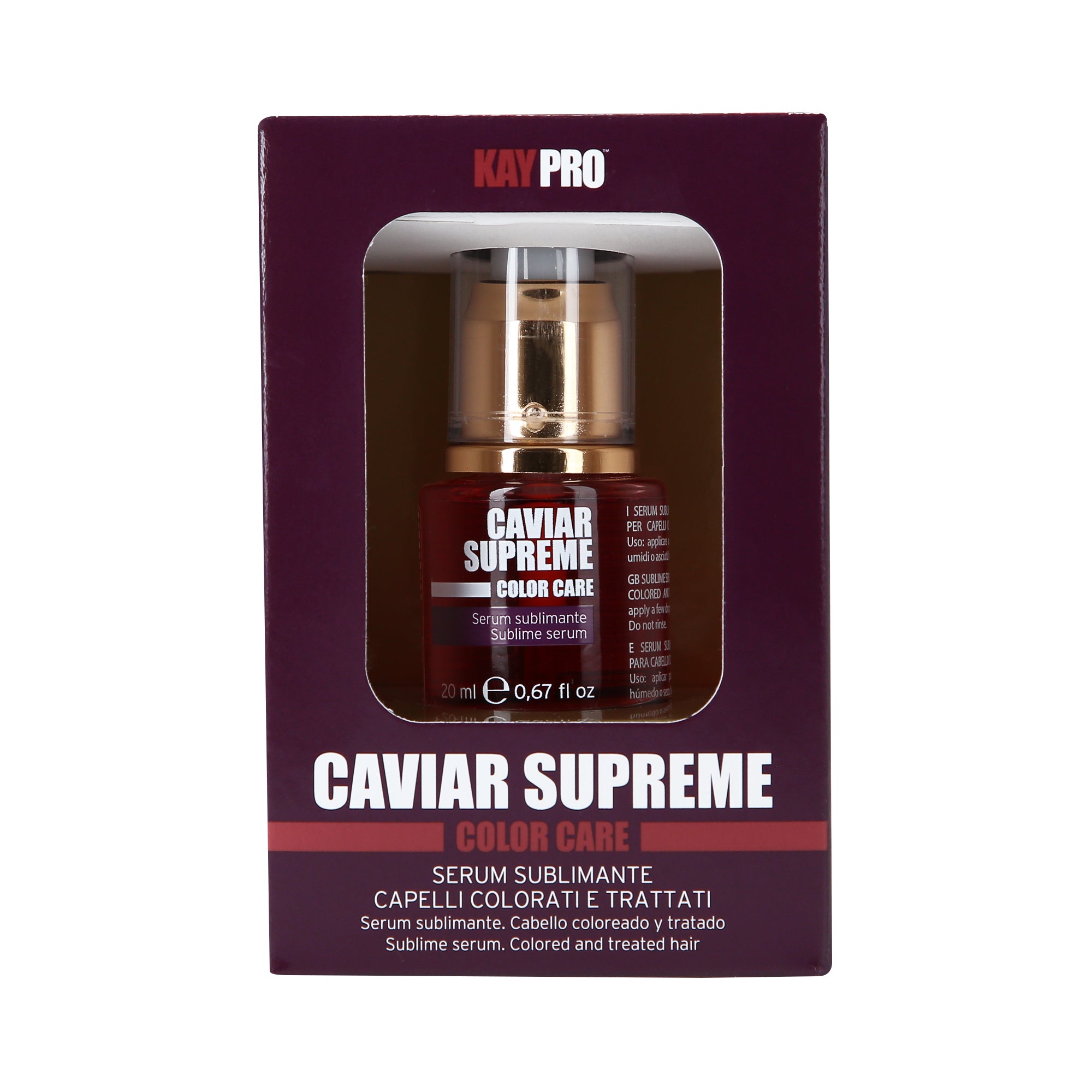 KAYPRO CAVIAR SUPREME COLOR CARE Zabezpieczające serum do włosów farbowanych 20 ml