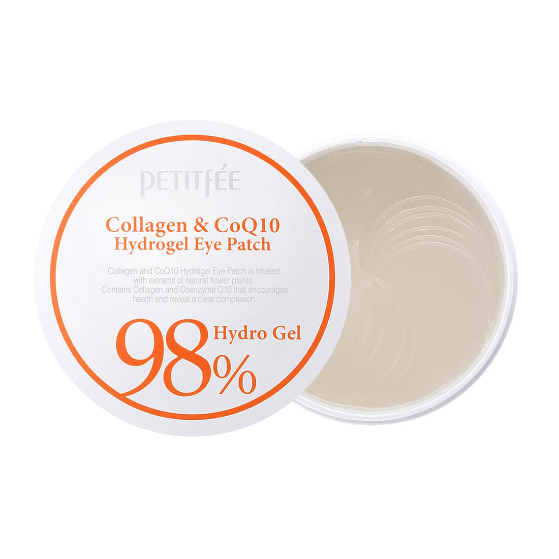 PETITFEE COLLAGEN Q10 HYDROGEL EYE PATCH Hydrogel Augenklappen mit Kollagen 60 Stk.