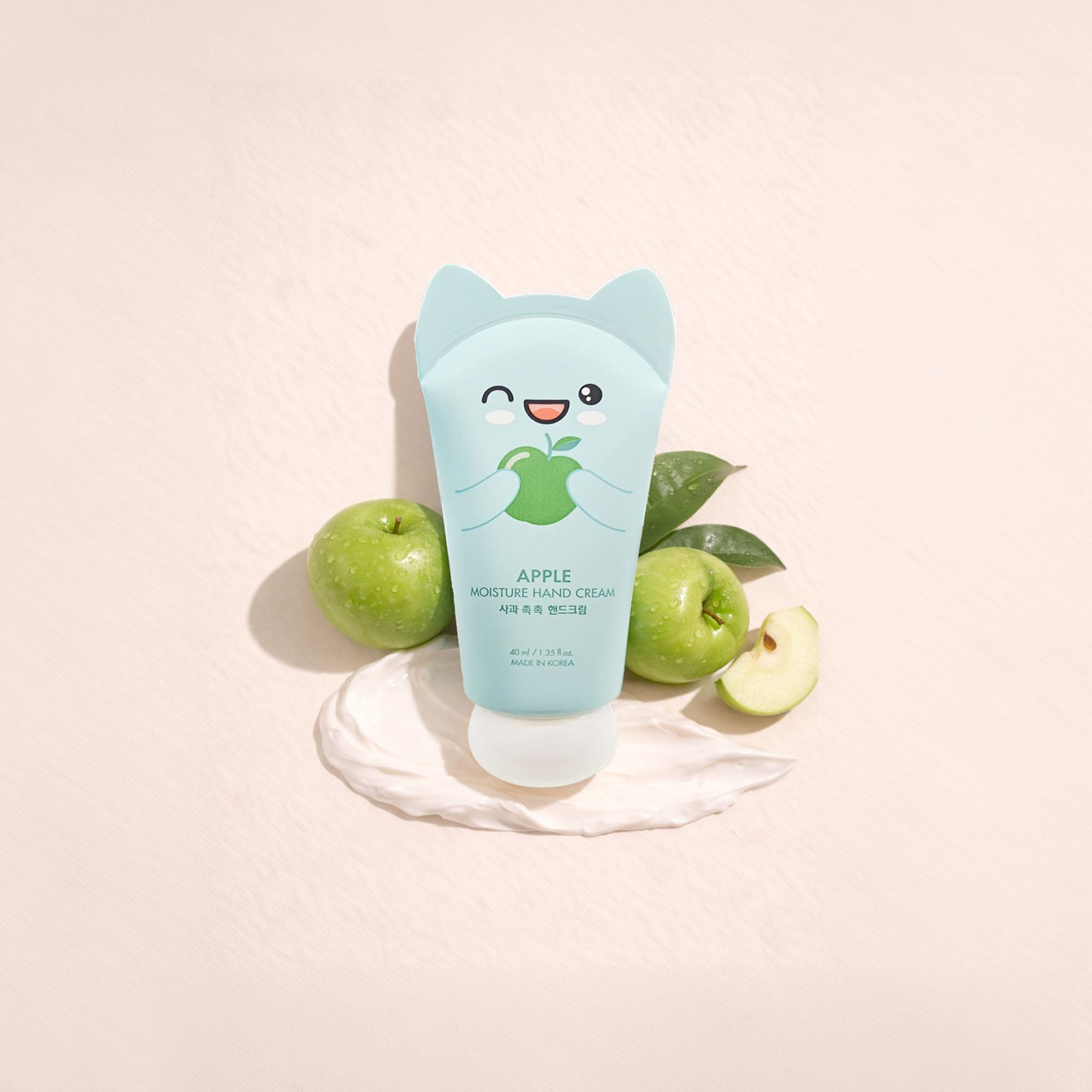 QURET Feuchtigkeitsspendende Handcreme mit Hyaluronsäure, Apfel 40 ml #2