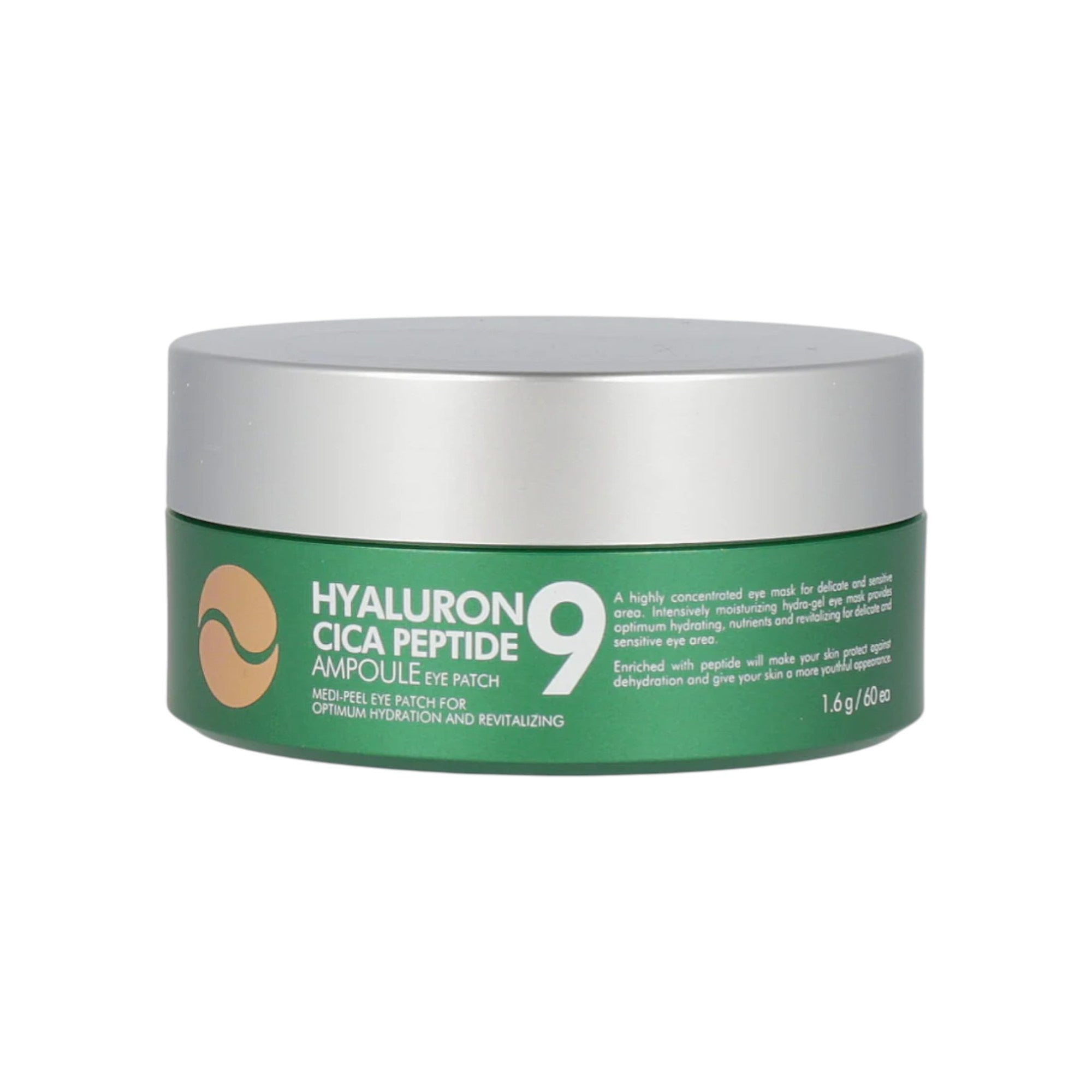 MEDI-PEEL HYALURON CICA PEPTIDE 9 PATCH POUR LES YEUX Patchs apaisants pour les yeux aux peptides 60 pcs.