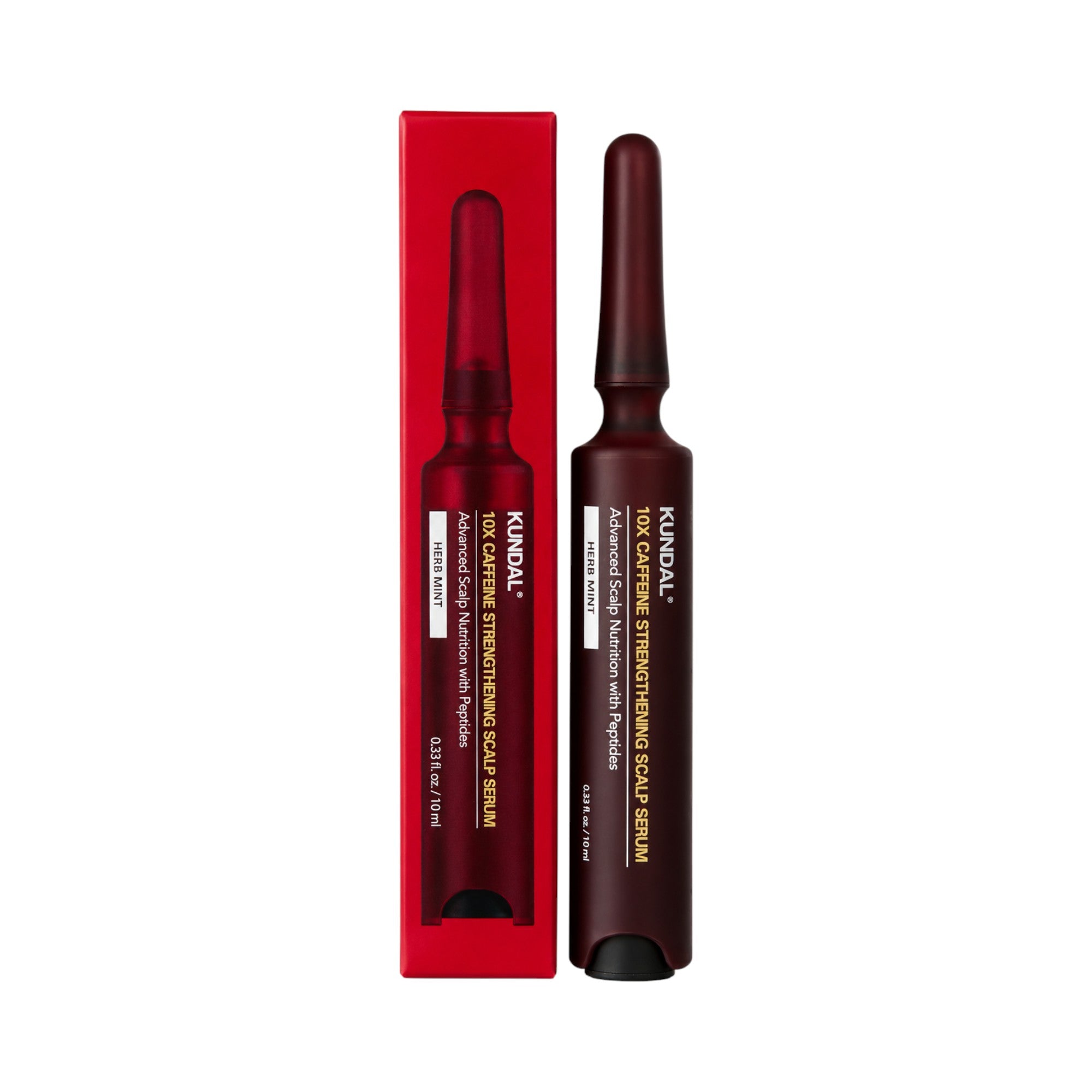 KUNDAL 10X CAFFEINE STRENGTHENING SCALP SERUM Sérum fortifiant à la caféine pour le cuir chevelu 10 ml