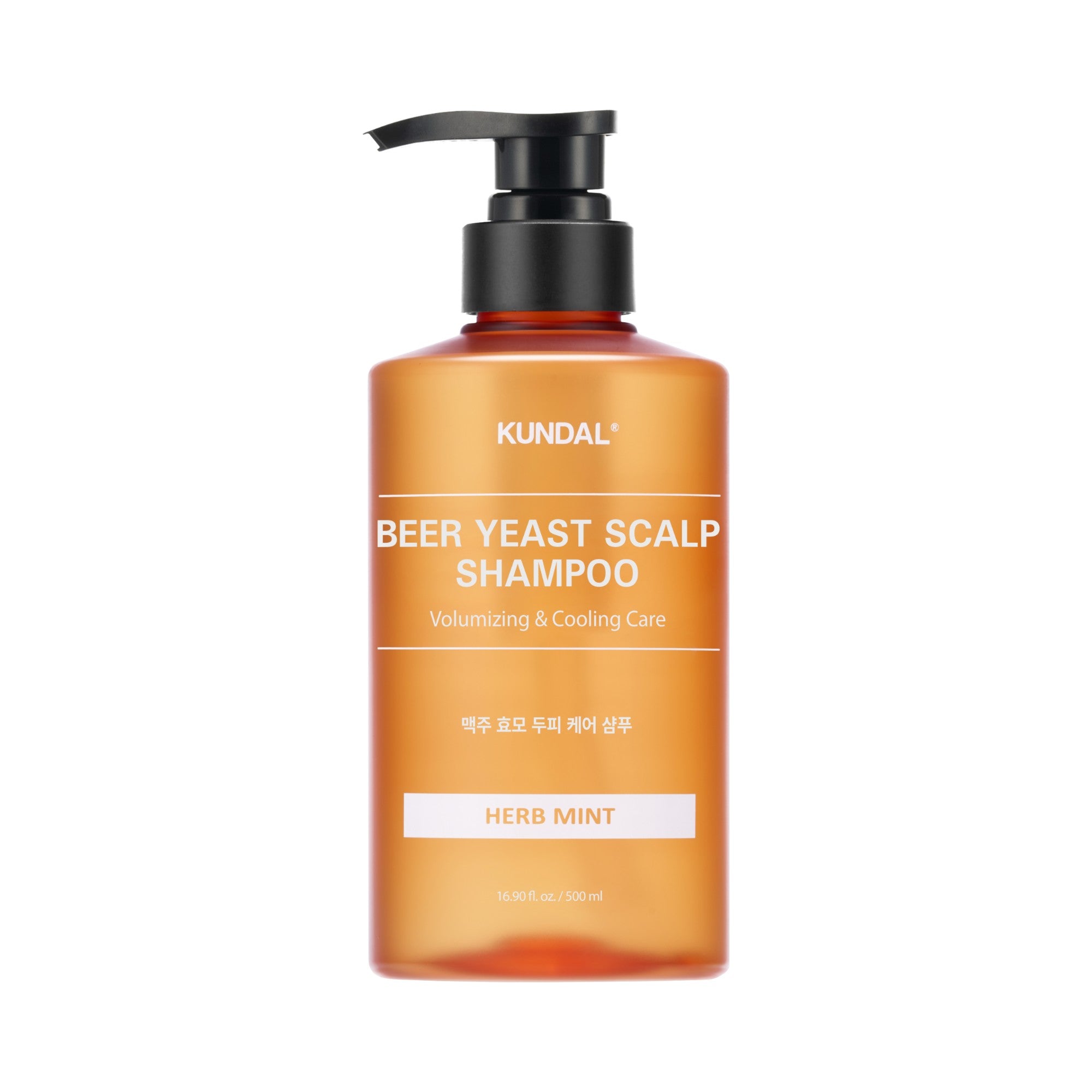KUNDAL HAIR LOSS RELIEF Shampooing à la levure d'orge réduisant la chute des cheveux, Herb Mint 500 ml