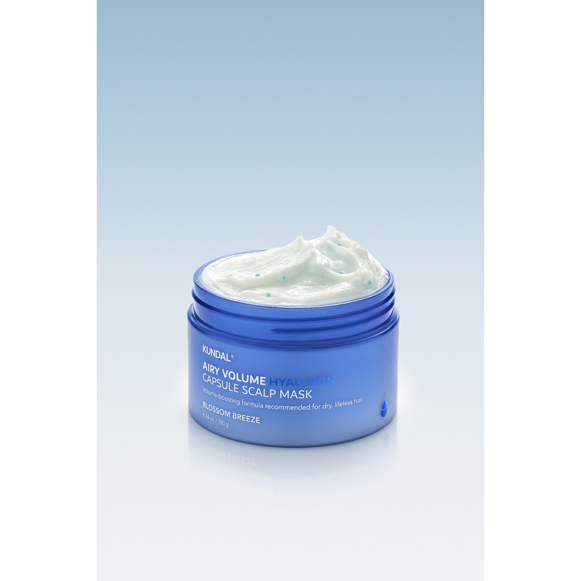 KUNDAL AIRY VOLUME HYALURON CAPSULE SCALP Masque léger pour cuir chevelu pour cheveux fins Blossom Breeze 180 g #4