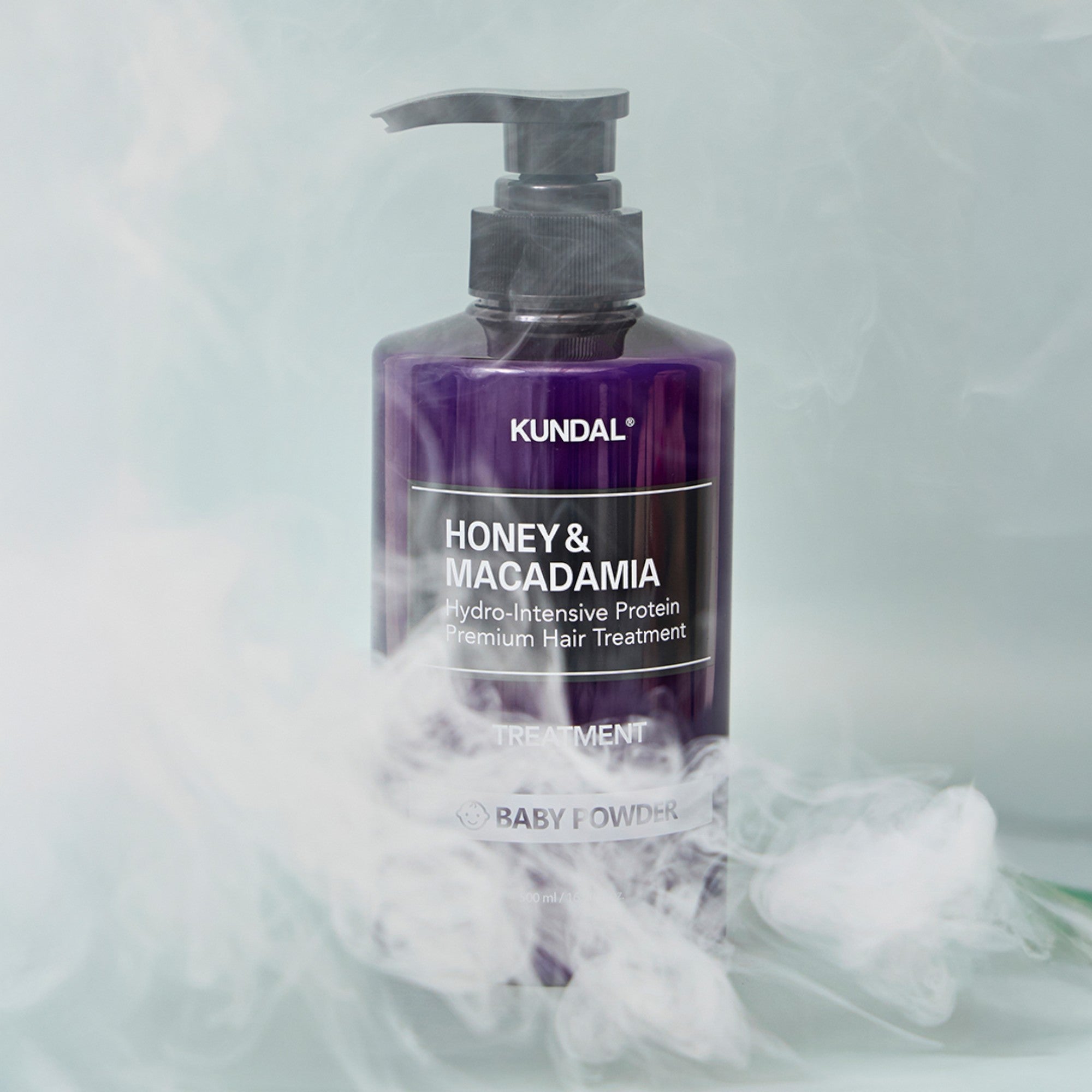 KUNDAL HONEY & MACADAMIA Après-shampooing hydratant intensément Poudre pour bébé 500 ml #2