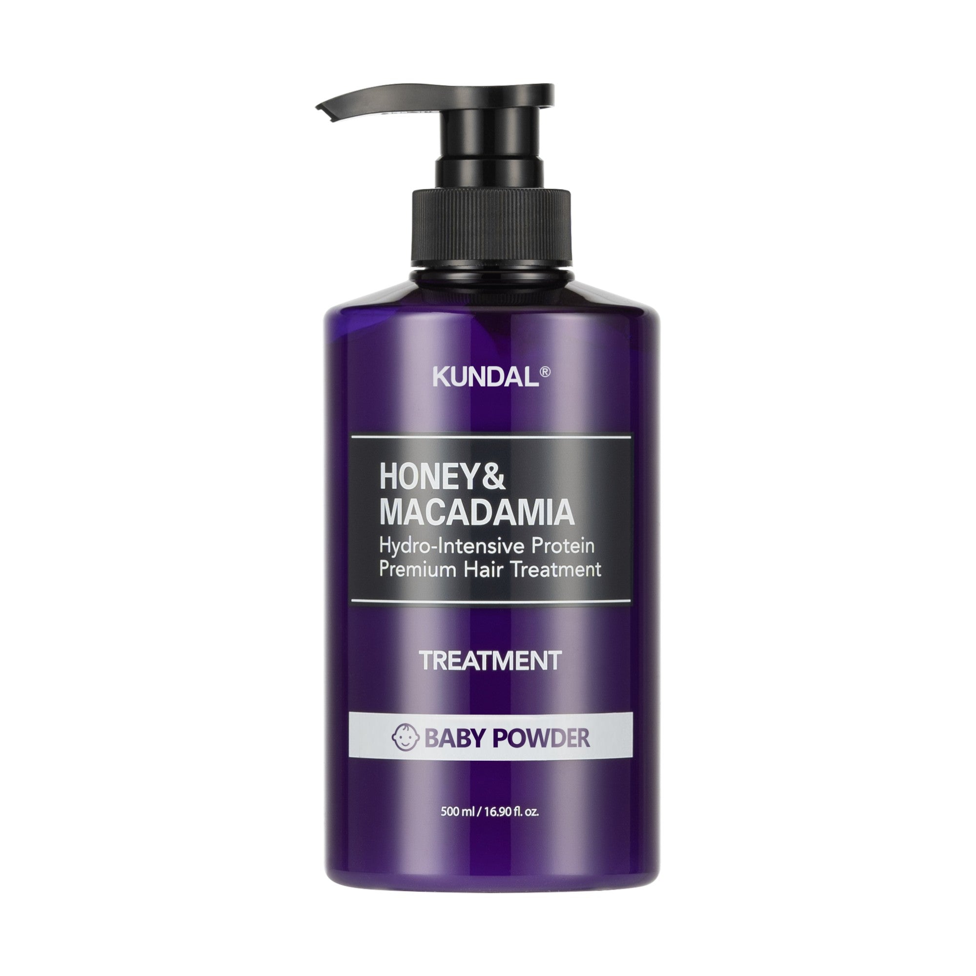 KUNDAL HONEY & MACADAMIA Après-shampooing hydratant intensément Poudre pour bébé 500 ml