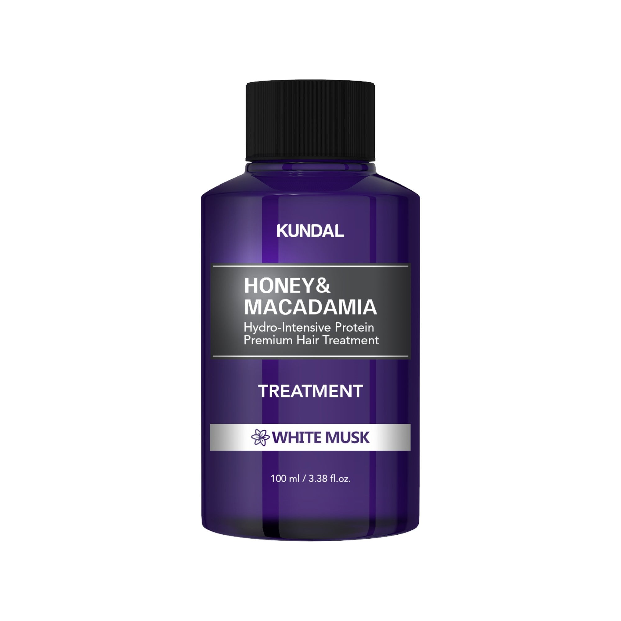 KUNDAL HONEY & MACADAMIA Après-shampooing hydratant intensément Musc Blanc 100 ml