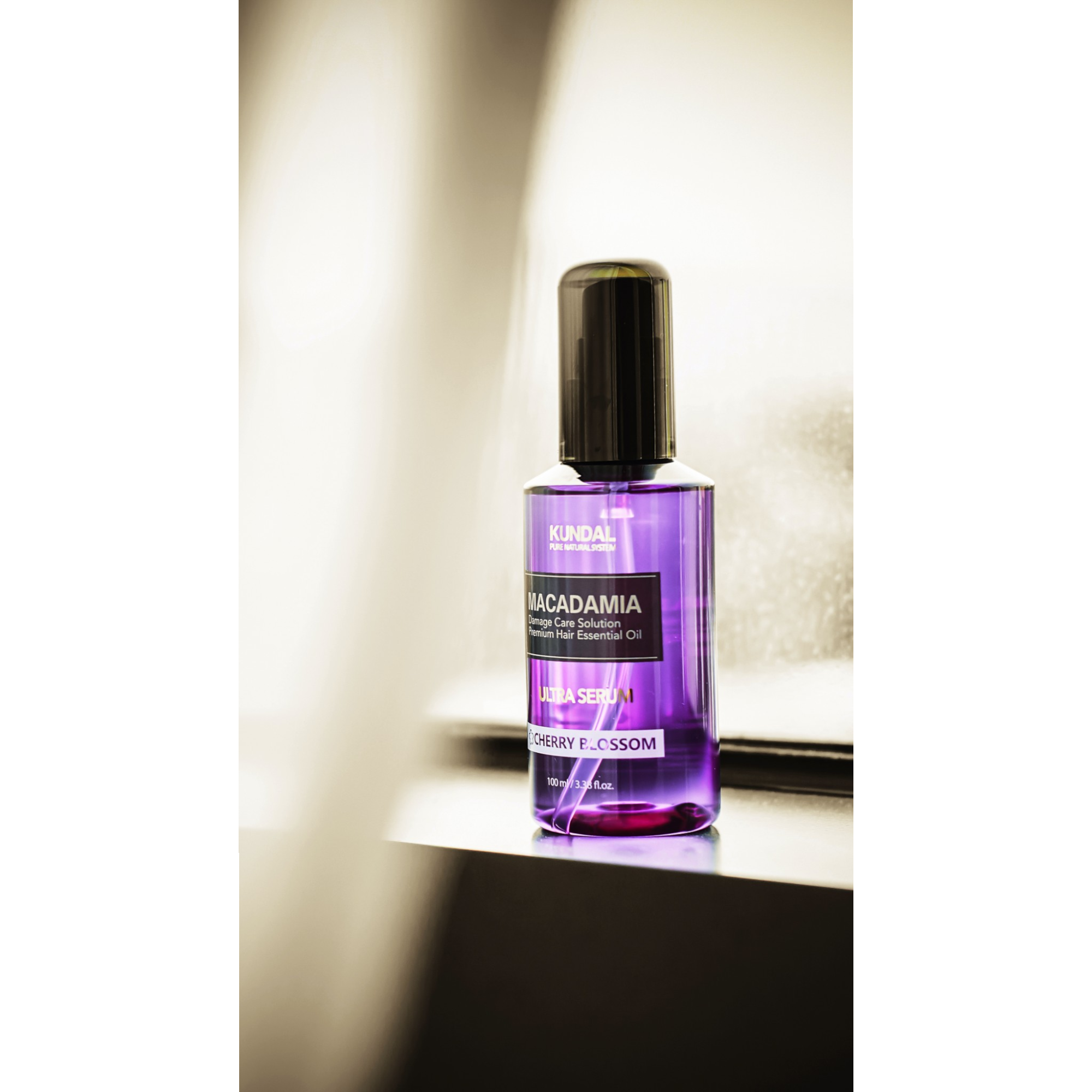 KUNDAL MACADAMIA ULTRA HAIR SERUM Sérum capillaire régénérant intensément Fleur de Cerisier 100 ml #2