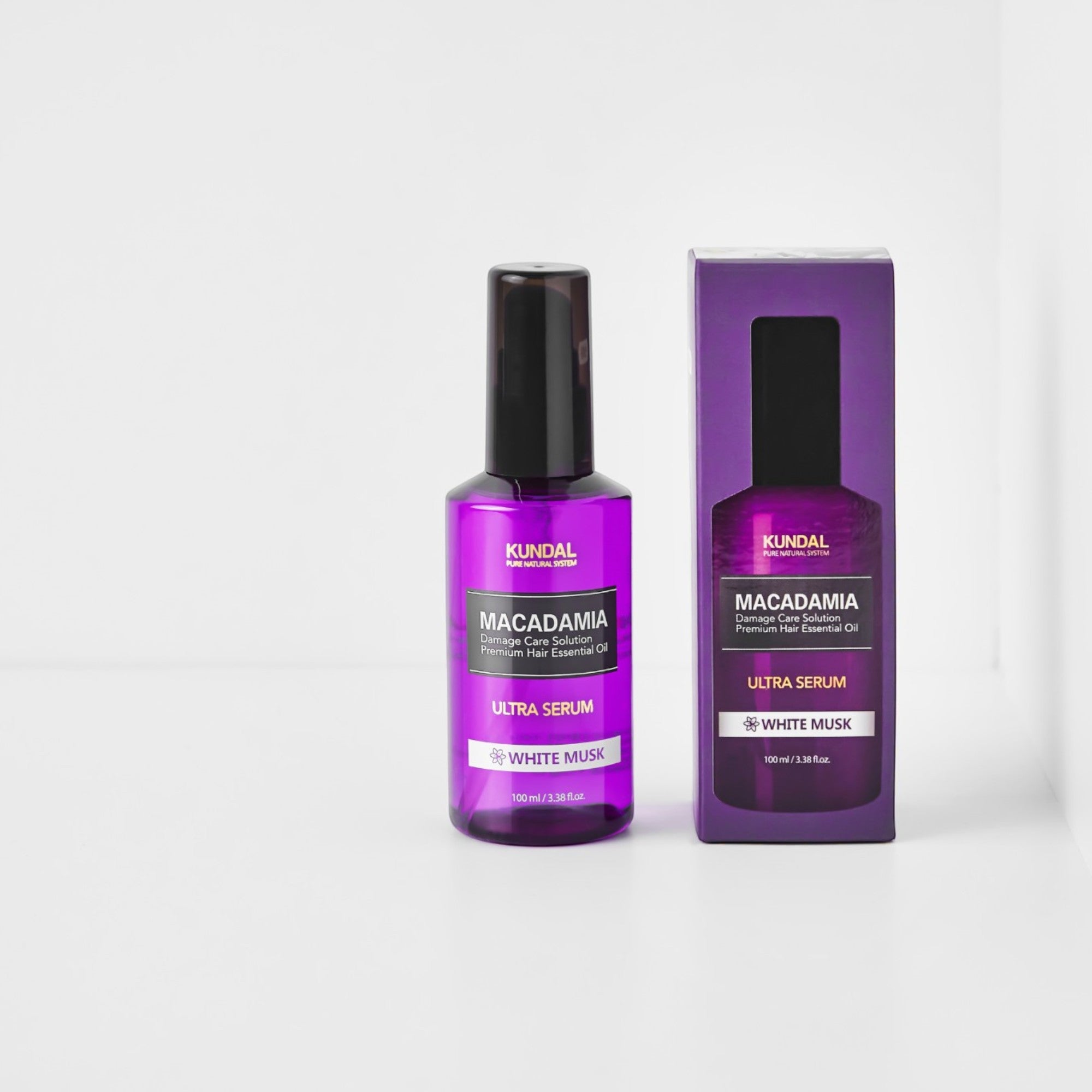 KUNDAL MACADAMIA ULTRA HAIR SERUM Sérum capillaire régénérant intensément Musc Blanc 100 ml #4