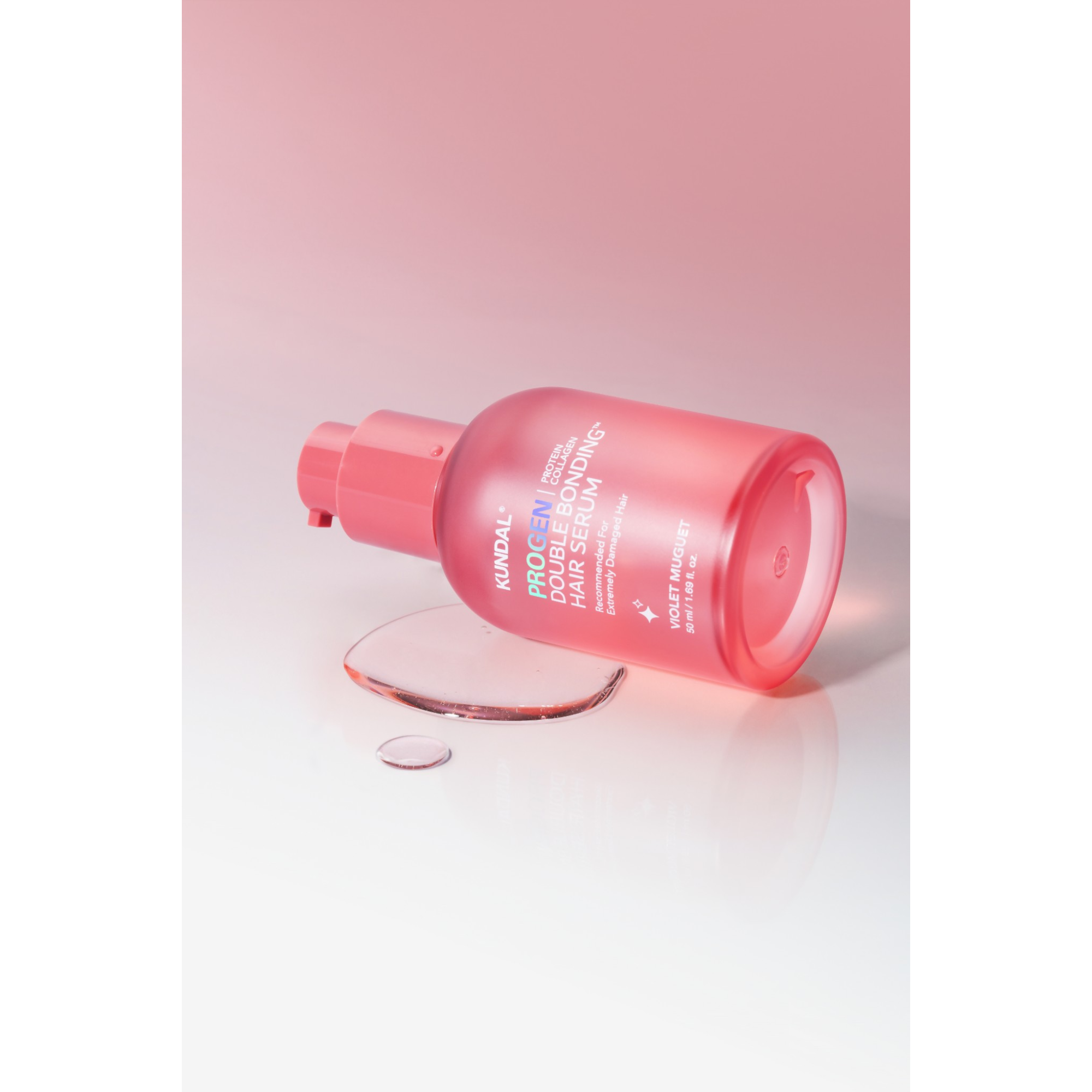 KUNDAL PROGEN DOUBLE BONDING Sérum régénérant intensément qui reconstruit les liaisons capillaires Violet Muguet 50 ml #2