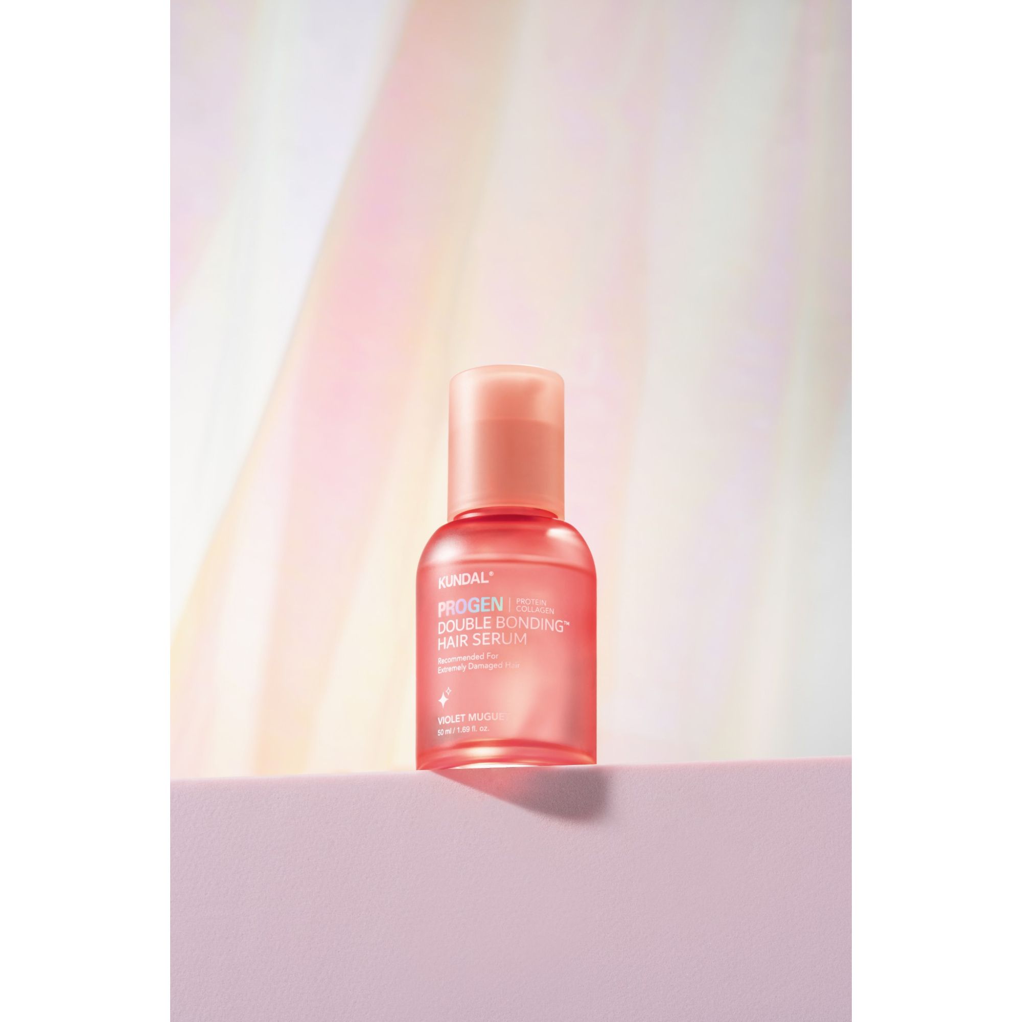 KUNDAL PROGEN DOUBLE BONDING Sérum régénérant intensément qui reconstruit les liaisons capillaires Violet Muguet 50 ml #3