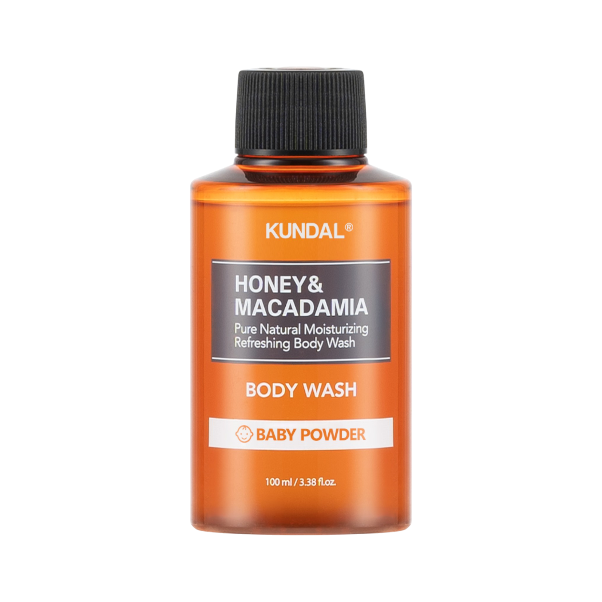 KUNDAL HONEY & MACADAMIA Gel lavant rafraîchissant pour le corps Poudre pour bébé 100 ml