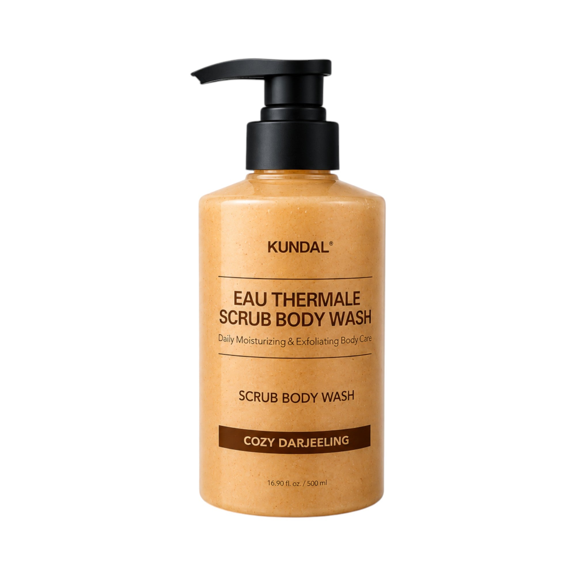 KUNDAL EAU THERMALE SCRUB BODY WASH Gel douche peeling Cosy Darjelin 500 ml