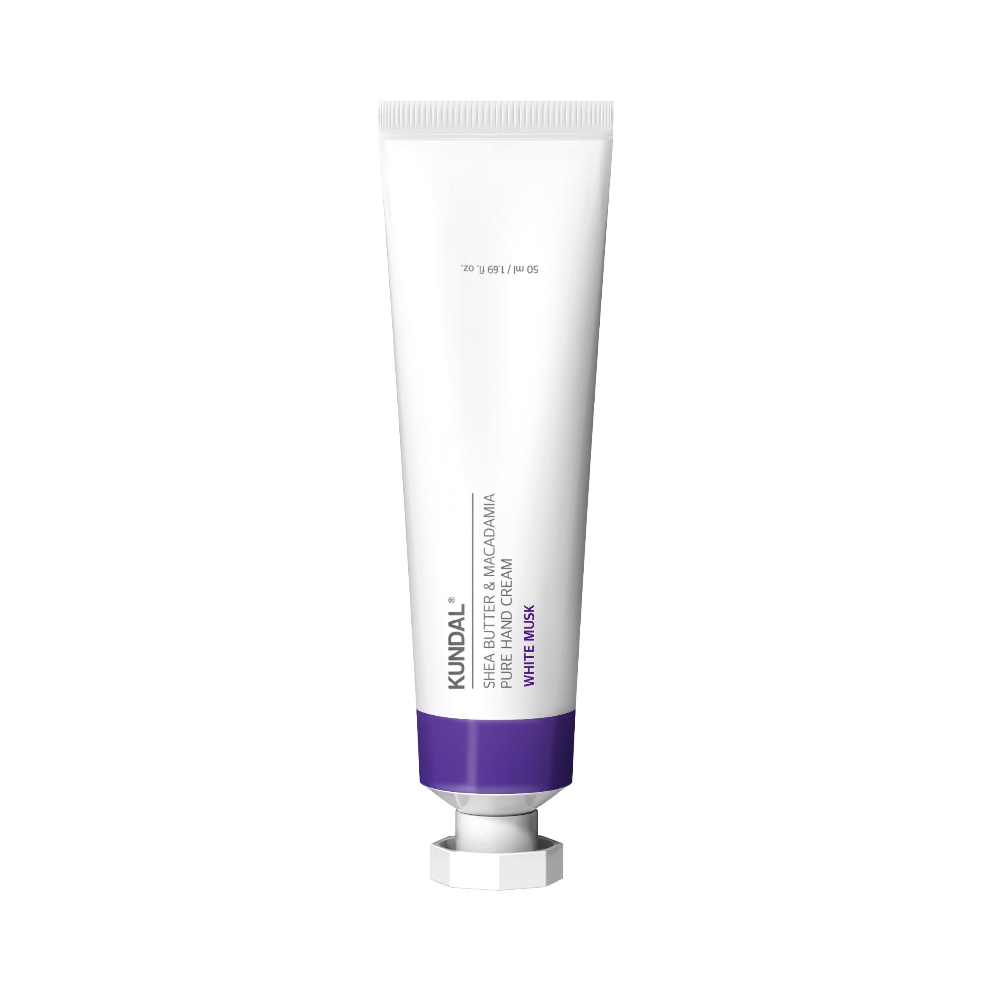 KUNDAL SHEA BUTTER & MACADAMIA Crème mains hydratante intensément Musc Blanc 50 ml