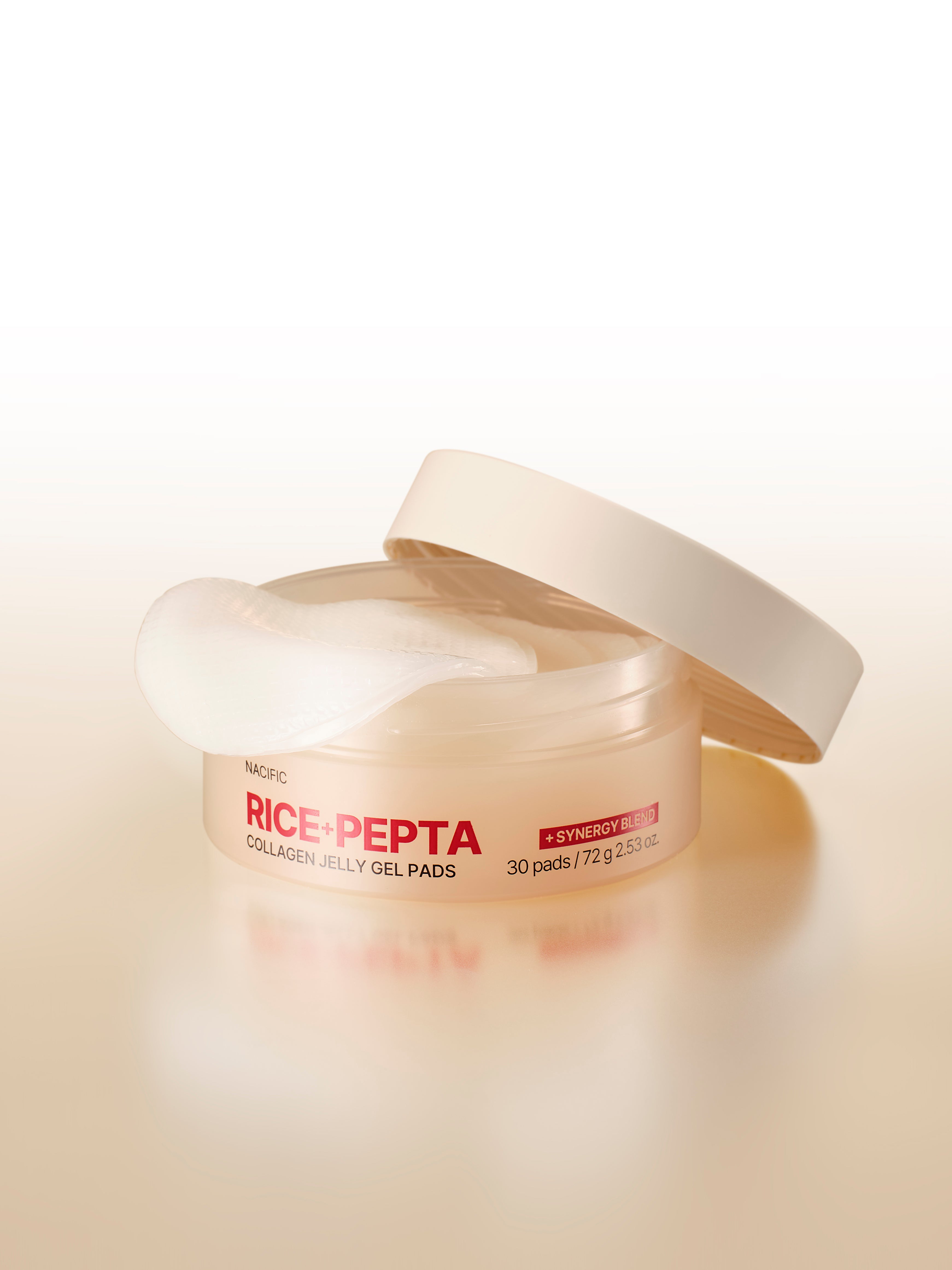 NACIFIC RICE+PEPTA COLLAGEN JELLY GEL PADS Hydrogel Kollagen Augenpads 72 g (30 Stk.) #5