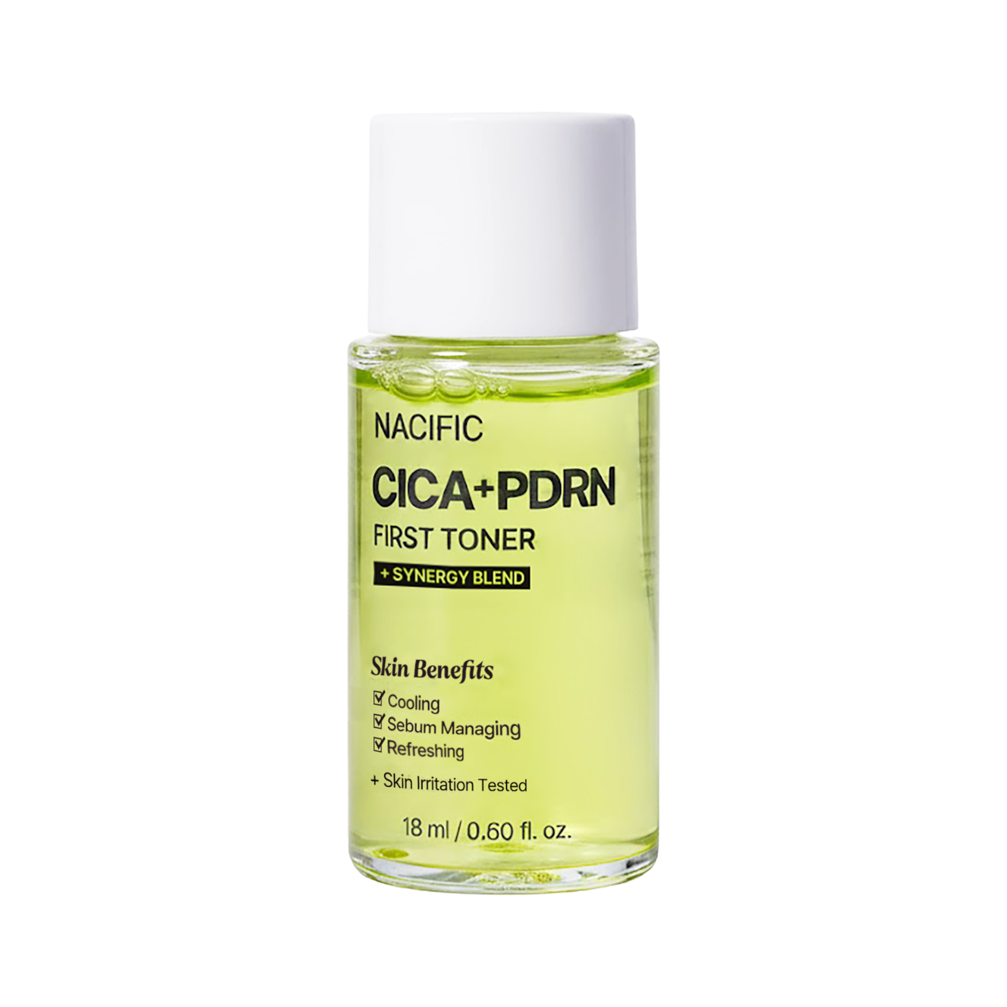 NACIFIC CICA PDRN FIRST TONER Tonique visage apaisant et rafraîchissant 18 ml