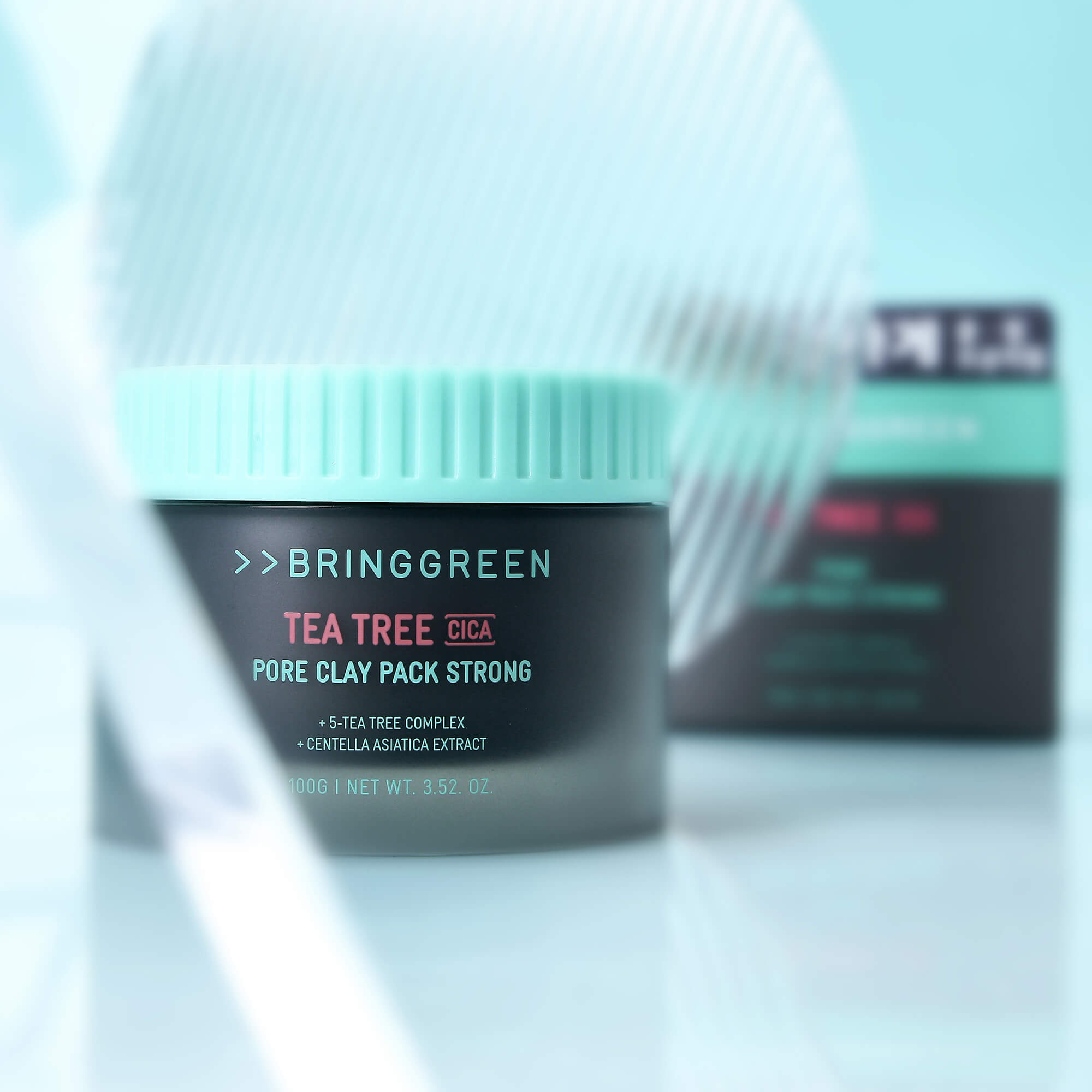 BRINGGREEN Tea Tree Cica Pore Clay Pack Strong – Maschera viso all'argilla detergente intensiva con tea tree e cica 100 g #8