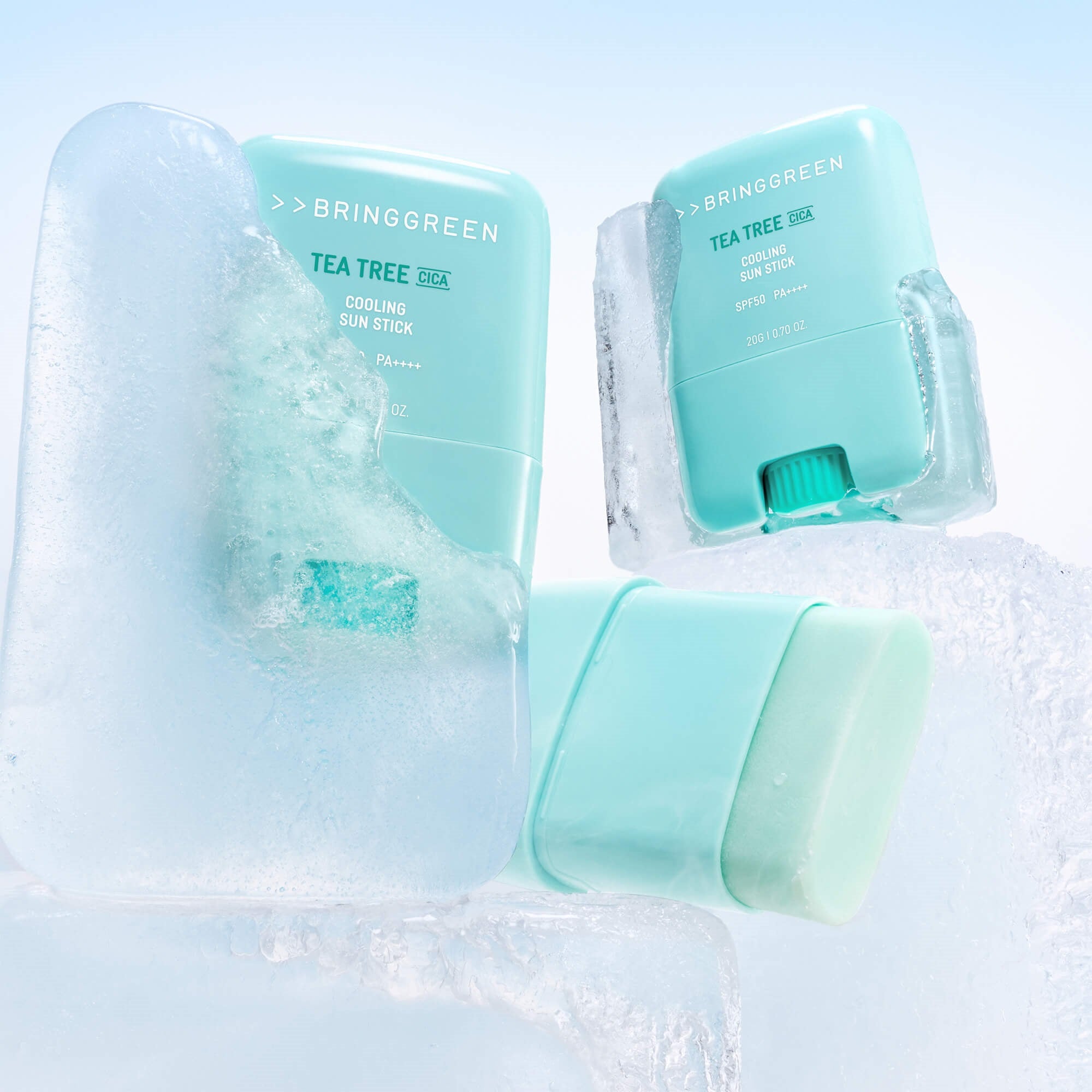 BRINGGREEN Bâtonnet solaire rafraîchissant à l'arbre à thé Cica SPF50+ PA++++ – 20 g #5