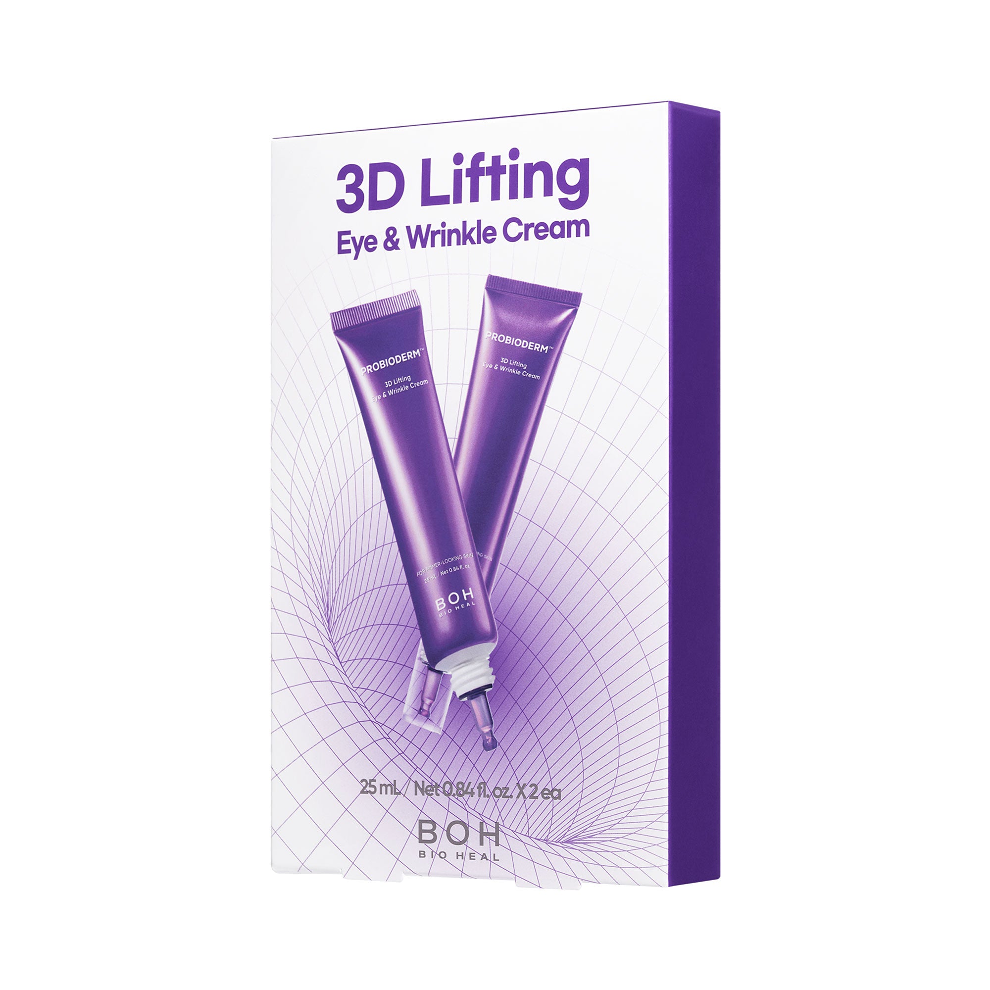 BOH BIO HEAL Probioderm™ 3D Lifting Eye & Wrinkle Cream – Crème avancée pour les yeux et les rides du visage (Double Pack) 2x25 ml #3