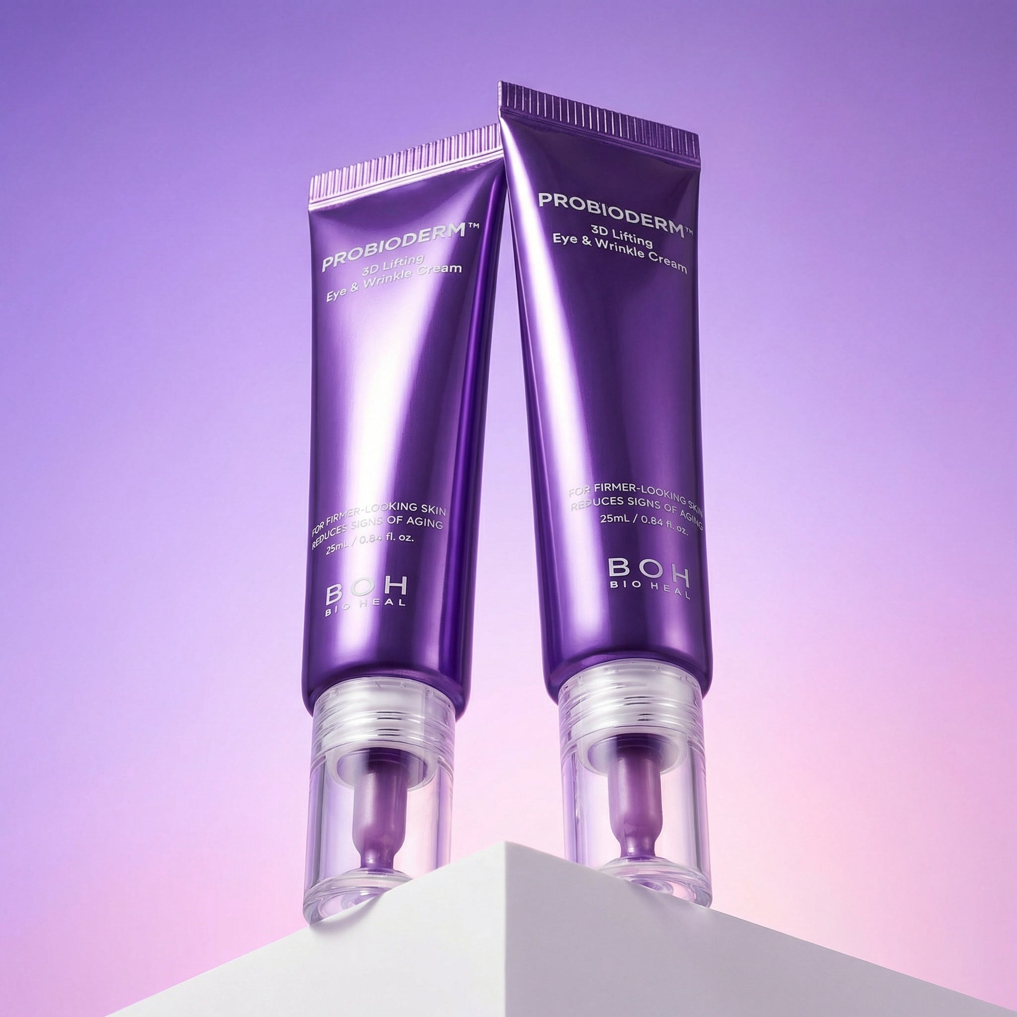 BOH BIO HEAL Probioderm™ 3D Lifting Eye & Wrinkle Cream – Crème avancée pour les yeux et les rides du visage (Double Pack) 2x25 ml #4