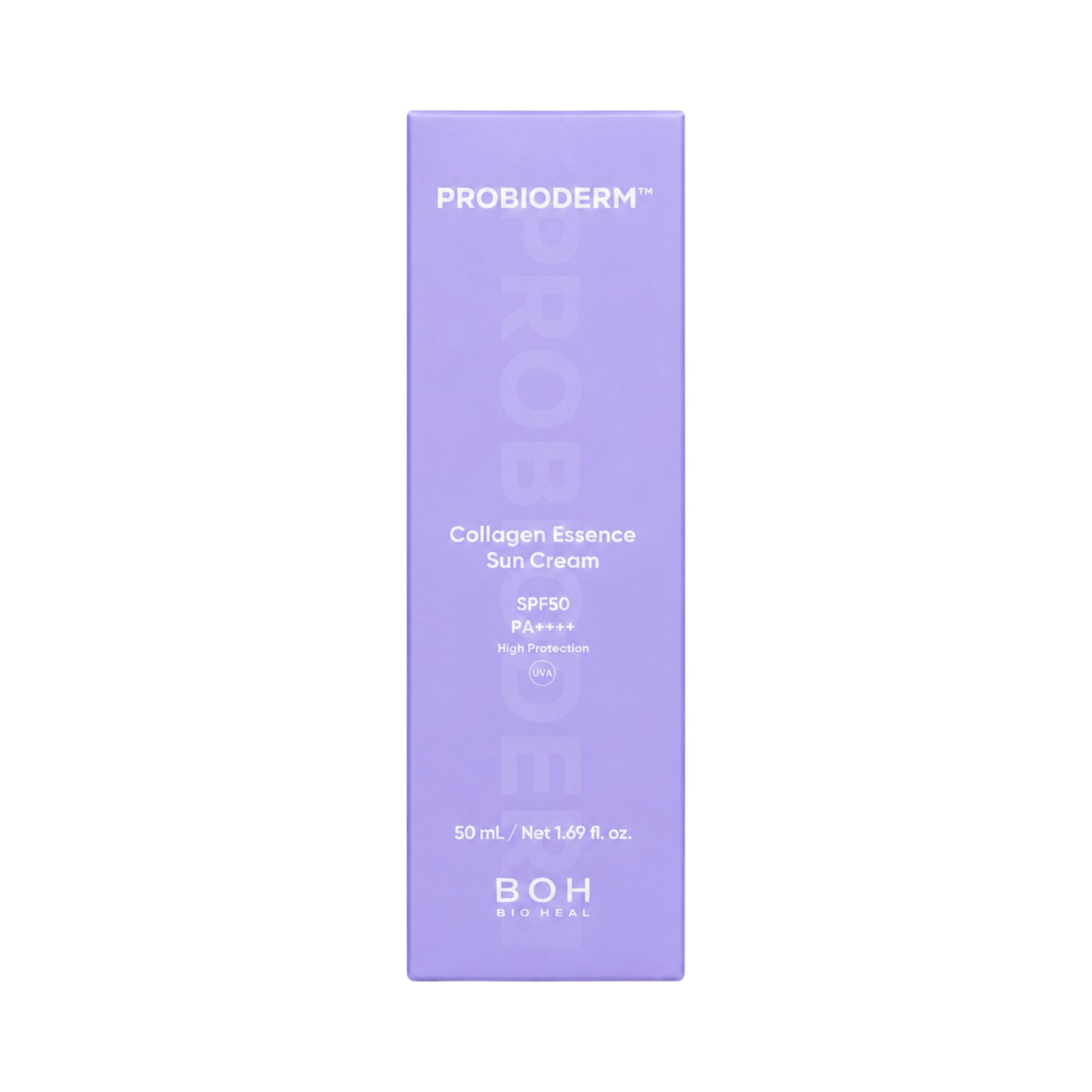 BOH BIO HEAL Probioderm™ Crème Solaire Essence de Collagène SPF50+ PA++++ – Crème solaire légère hydratante 50 ml