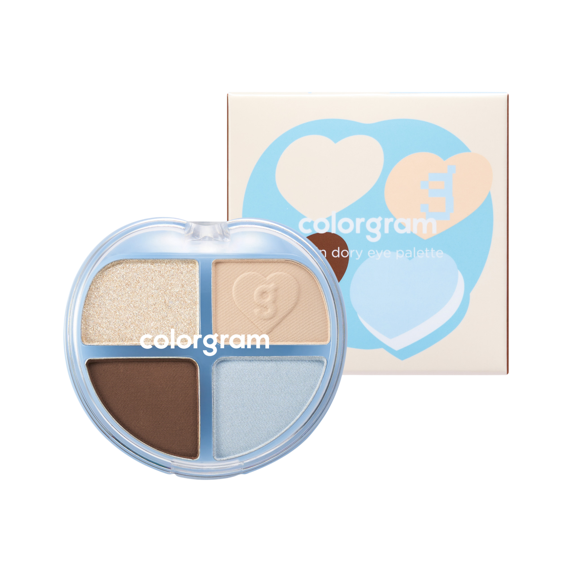 COLORGRAM TINTIN DORY EYE PALETTE Palette d'ombres à paupières, 02 Châtain Dory 4 g #2