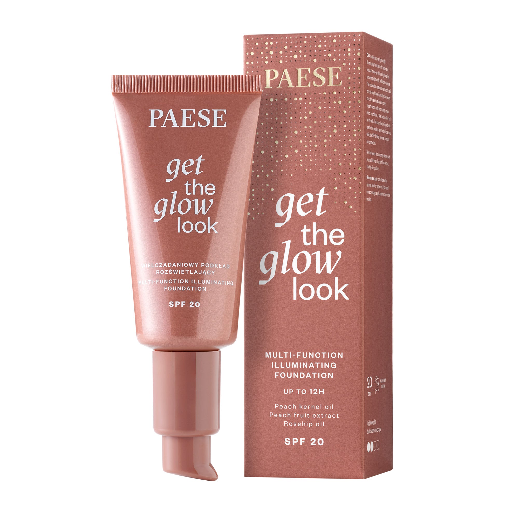 PAESE GET THE GLOW LOOK SPF 20 Fond de teint illuminateur multi-tâches 30 ml #2
