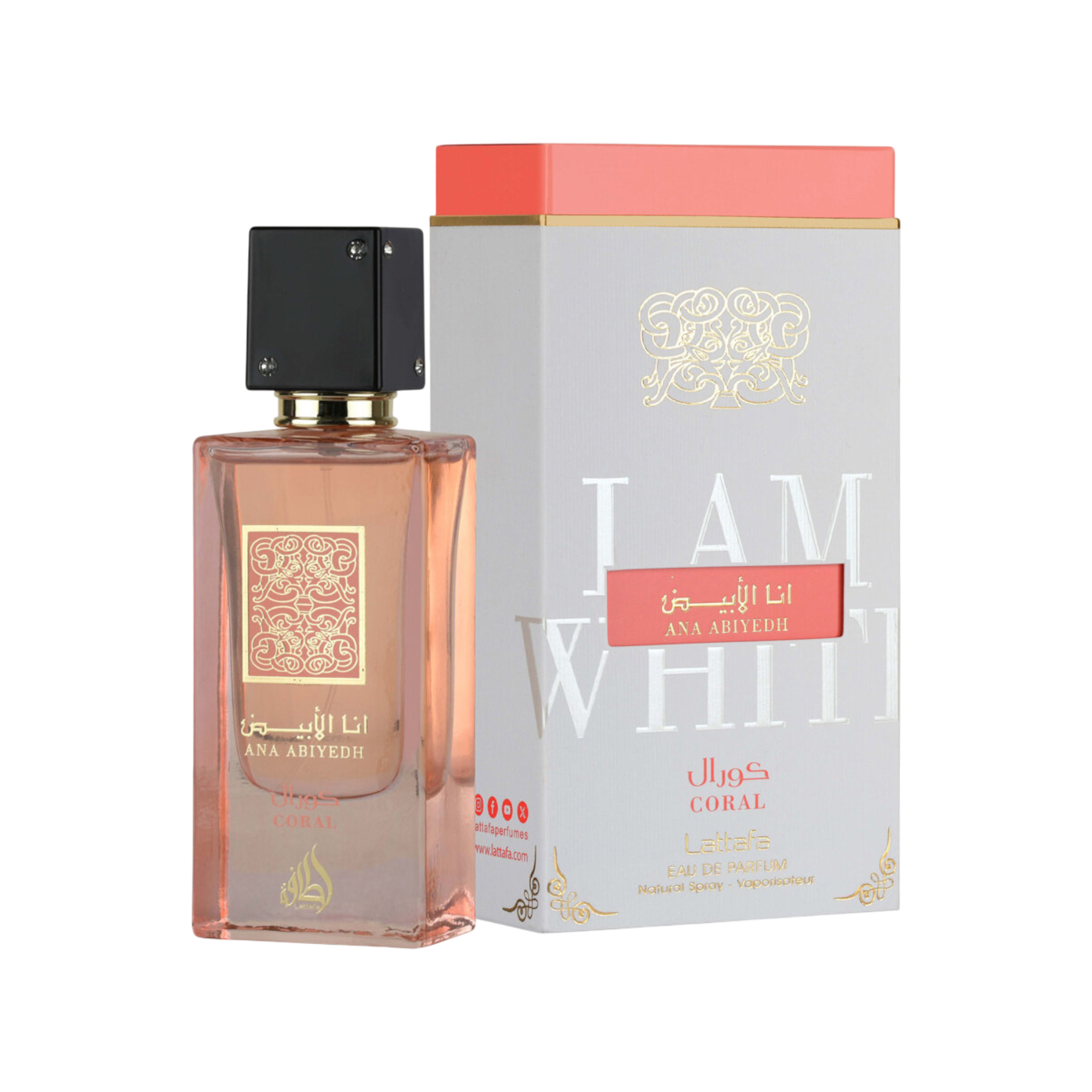 LATTAFA ANA ABIYEDH CORAL Unisex parfémovaná voda 60 ml